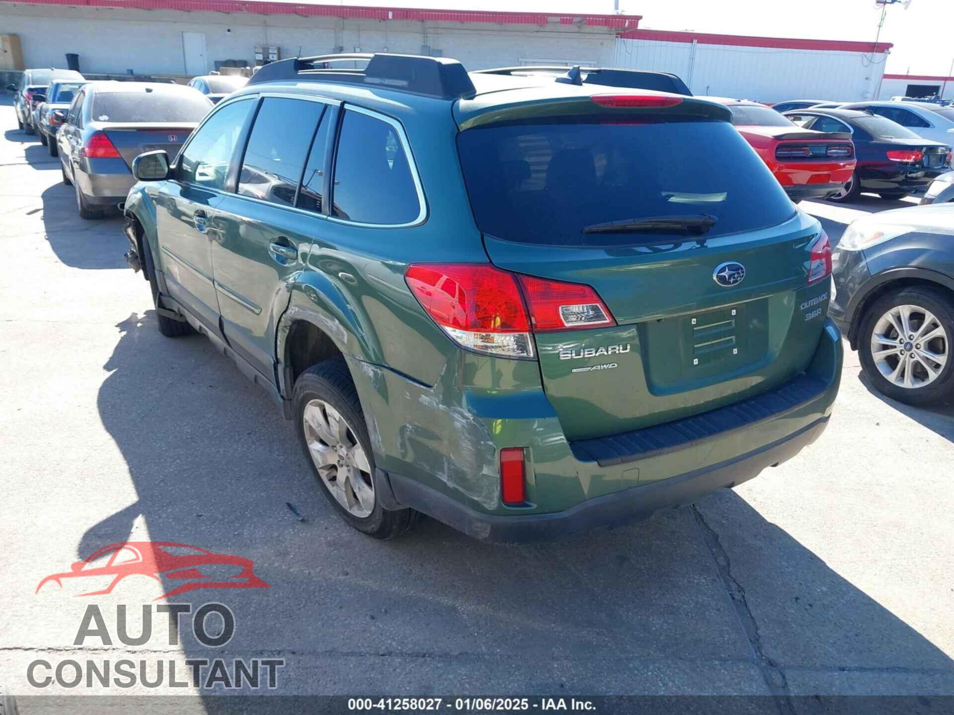 SUBARU OUTBACK 2012 - 4S4BRDLC3C2209748