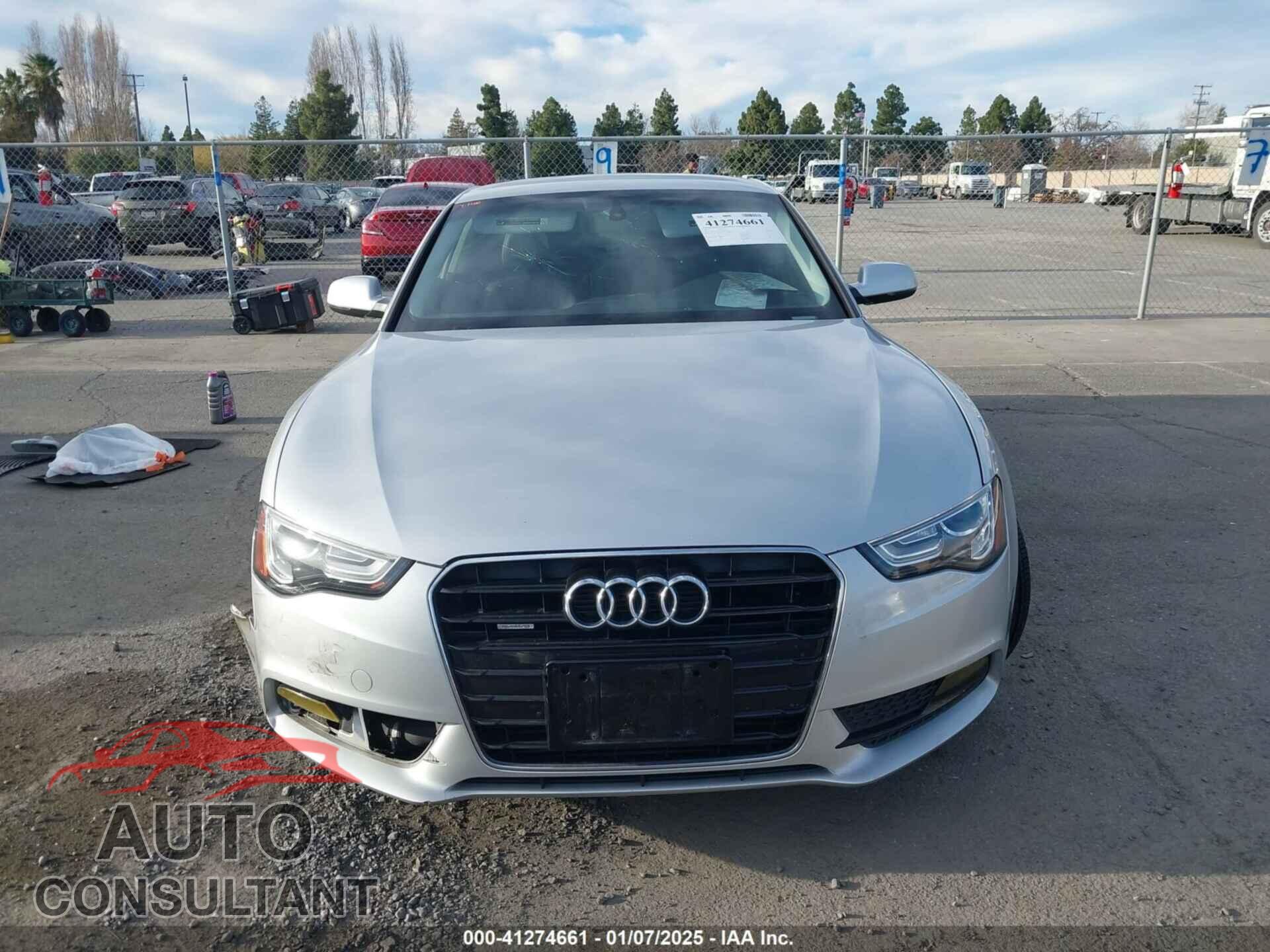 AUDI A5 2014 - WAULFAFR7EA013219