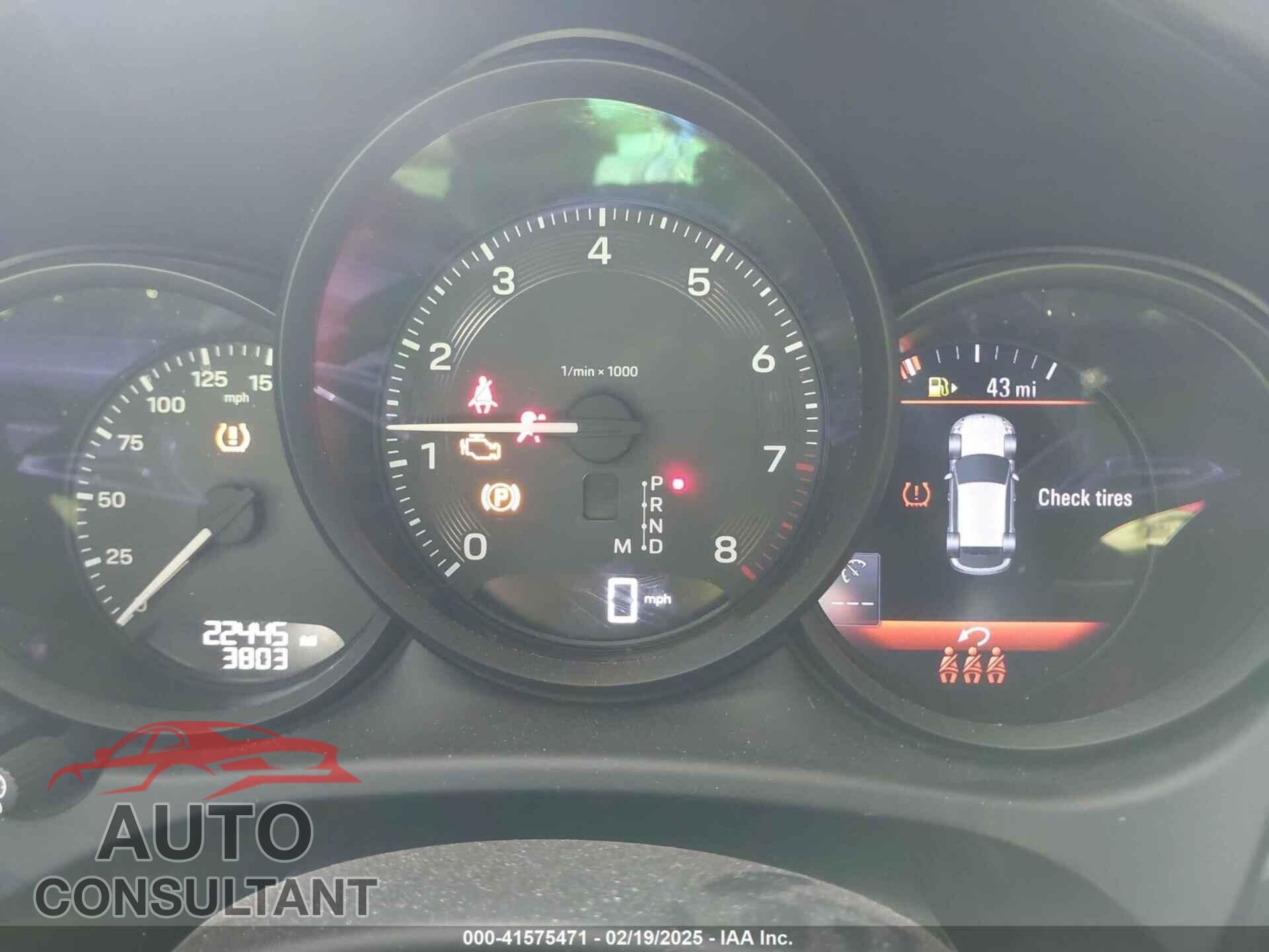 PORSCHE MACAN 2022 - WP1AA2A56NLB01345
