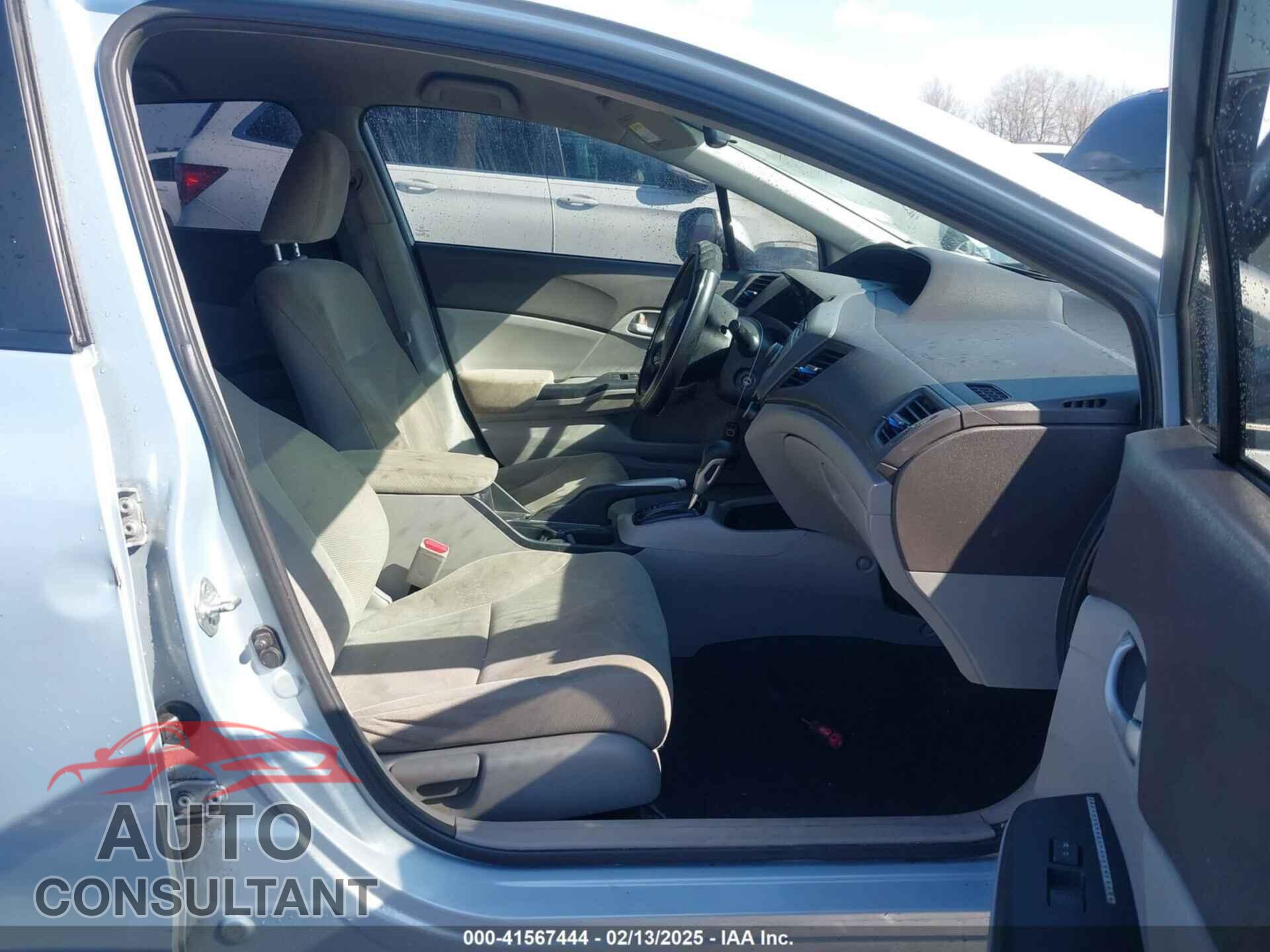 HONDA CIVIC 2012 - 19XFB2F52CE011824
