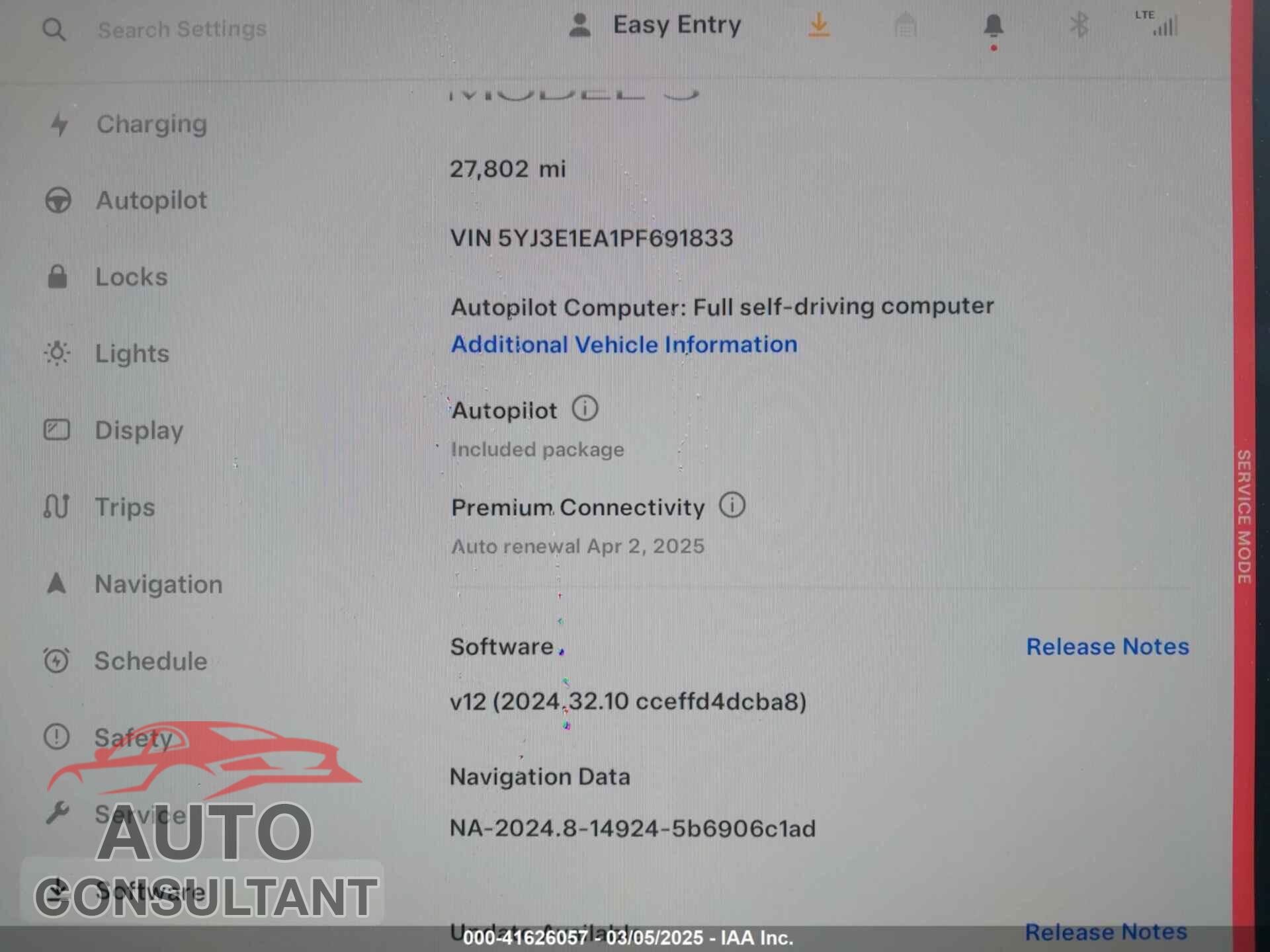 TESLA MODEL 3 2023 - 5YJ3E1EA1PF691833