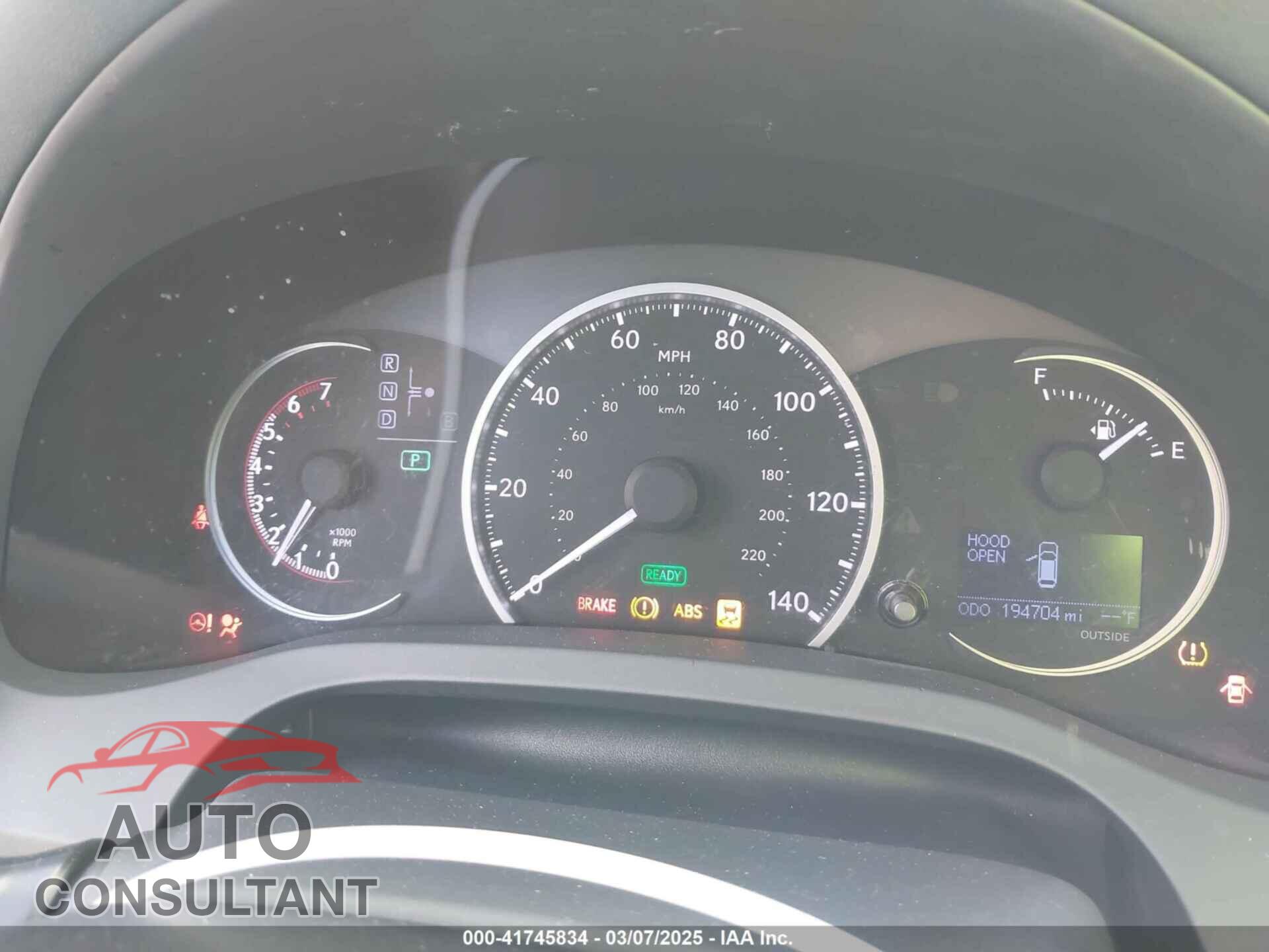 LEXUS CT 200H 2013 - JTHKD5BH2D2163111