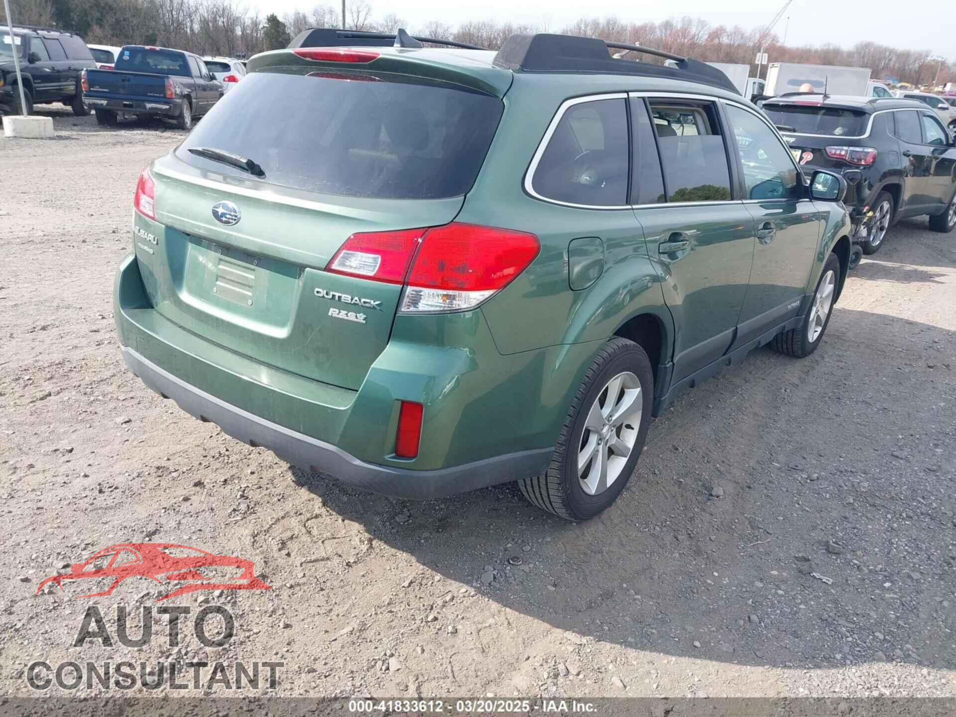 SUBARU OUTBACK 2014 - 4S4BRBLC6E3315967