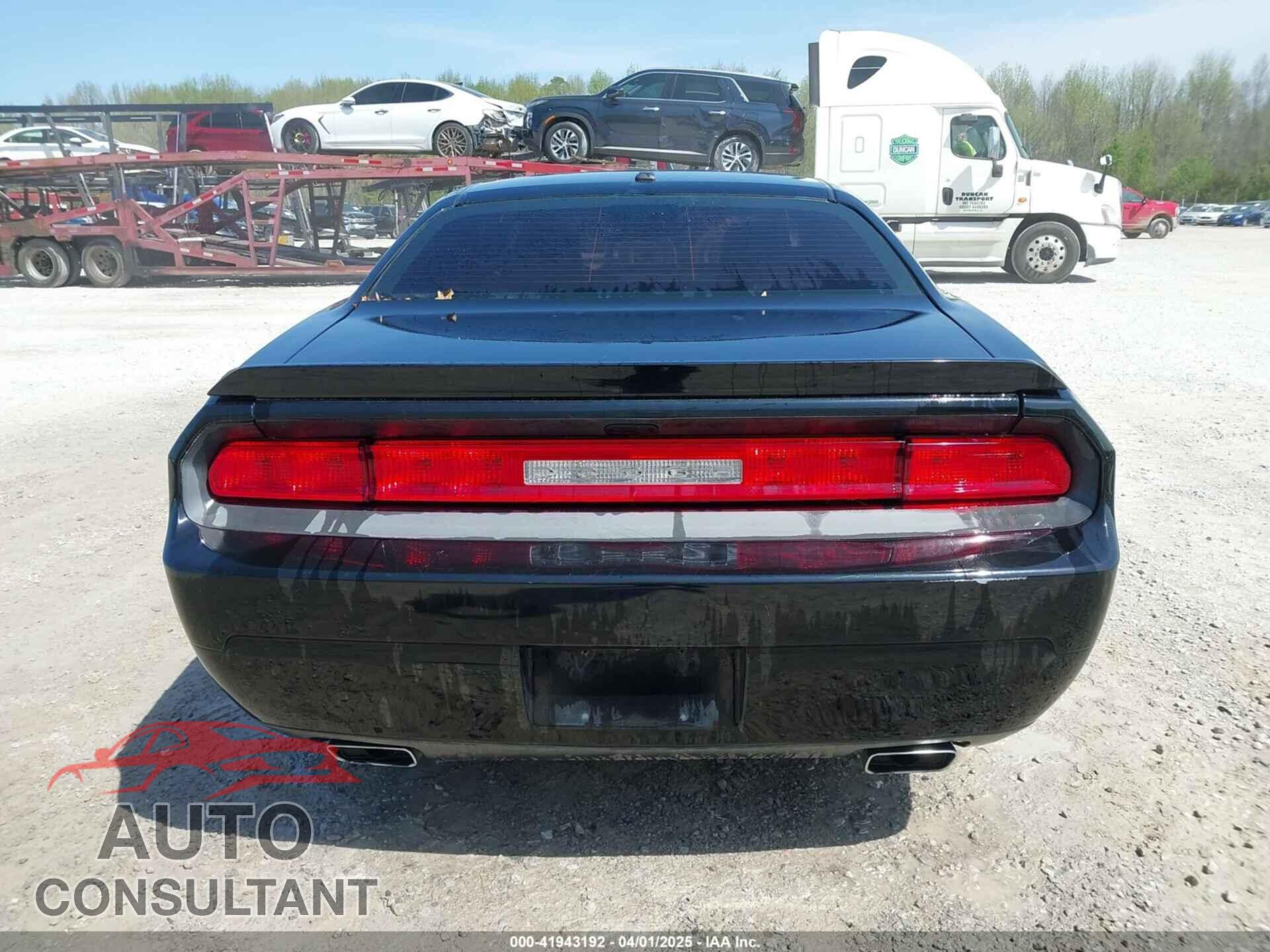 DODGE CHALLENGER 2012 - 2C3CDYAGXCH121294