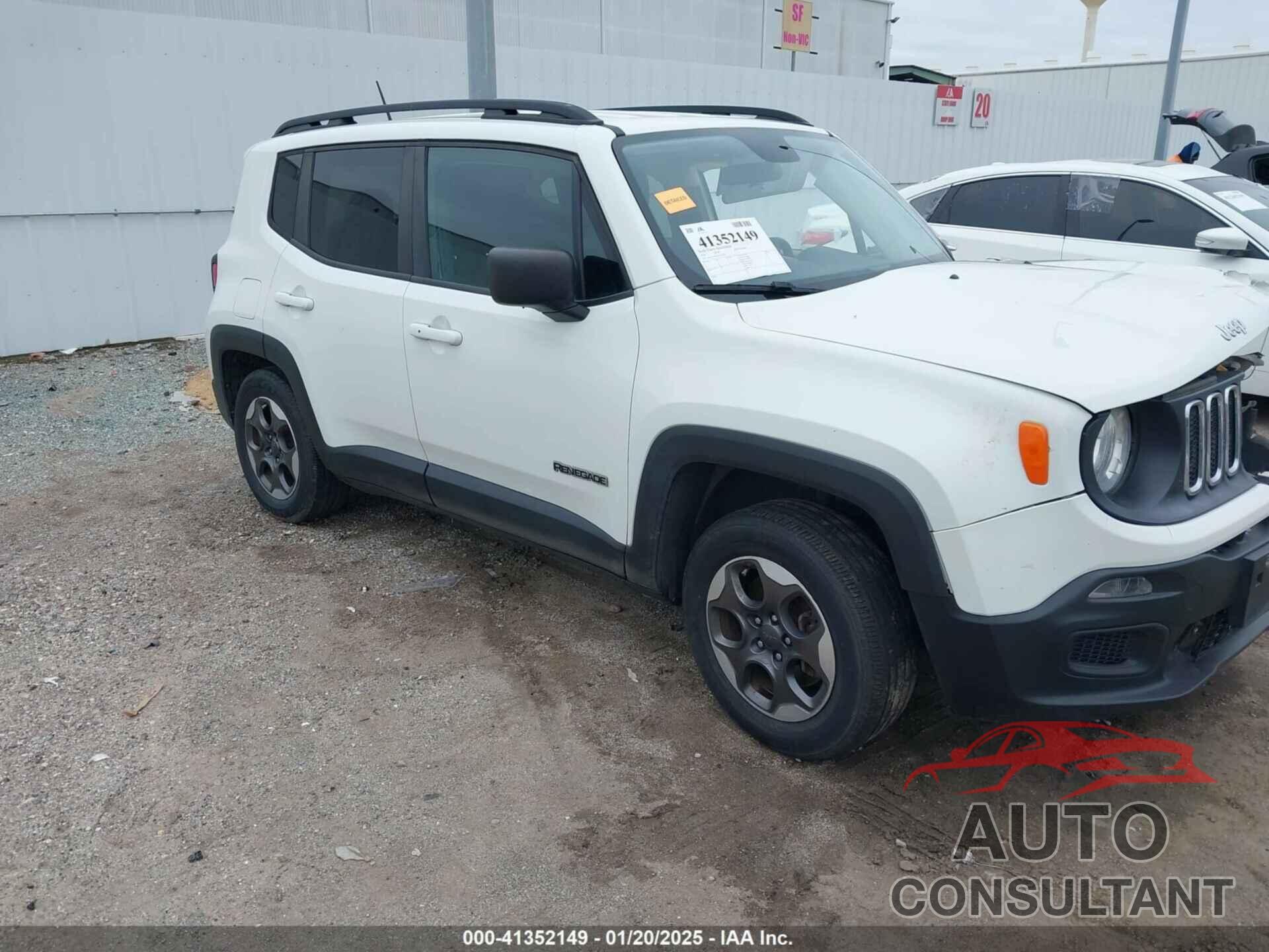 JEEP RENEGADE 2016 - ZACCJAATXGPE37839