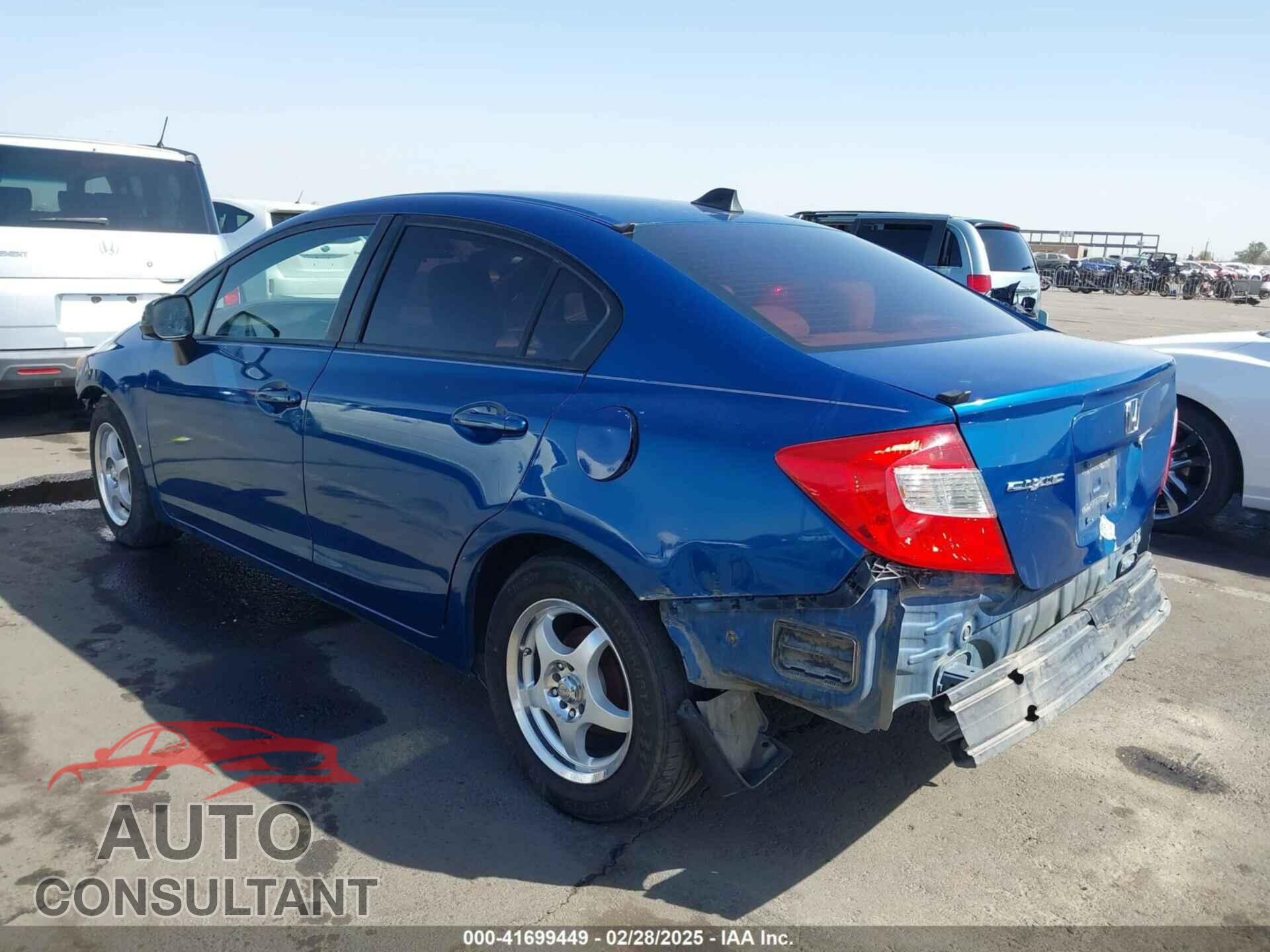 HONDA CIVIC 2012 - 19XFB2F57CE328711