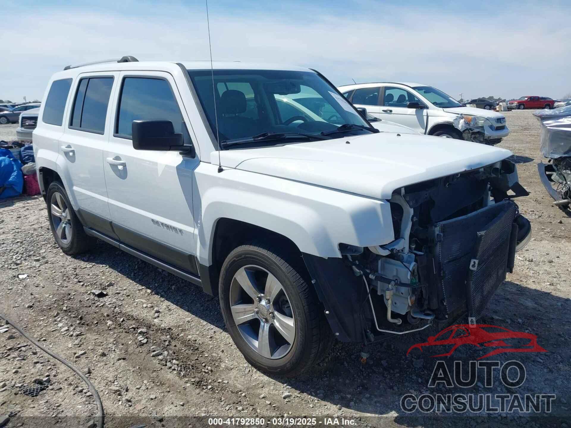 JEEP PATRIOT 2017 - 1C4NJPFAXHD161987