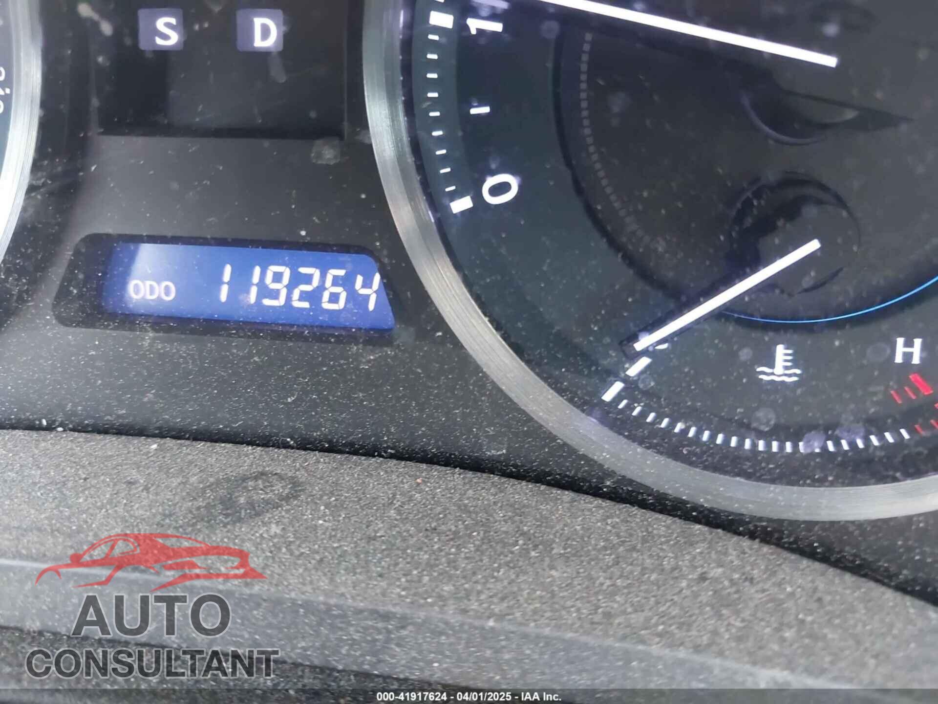 LEXUS IS 250 2012 - JTHBF5C27C5167544