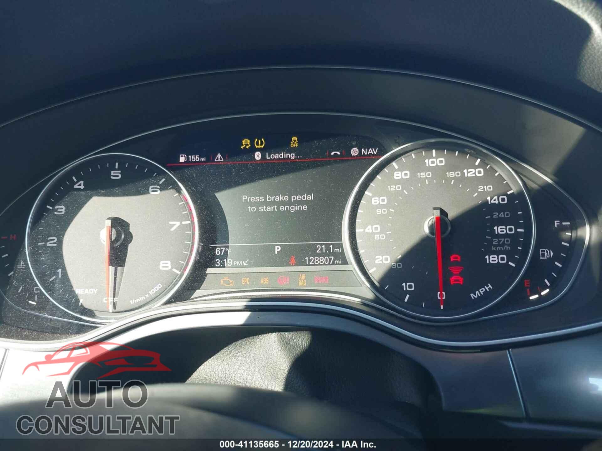 AUDI A7 2016 - WAU2GAFC3GN138346