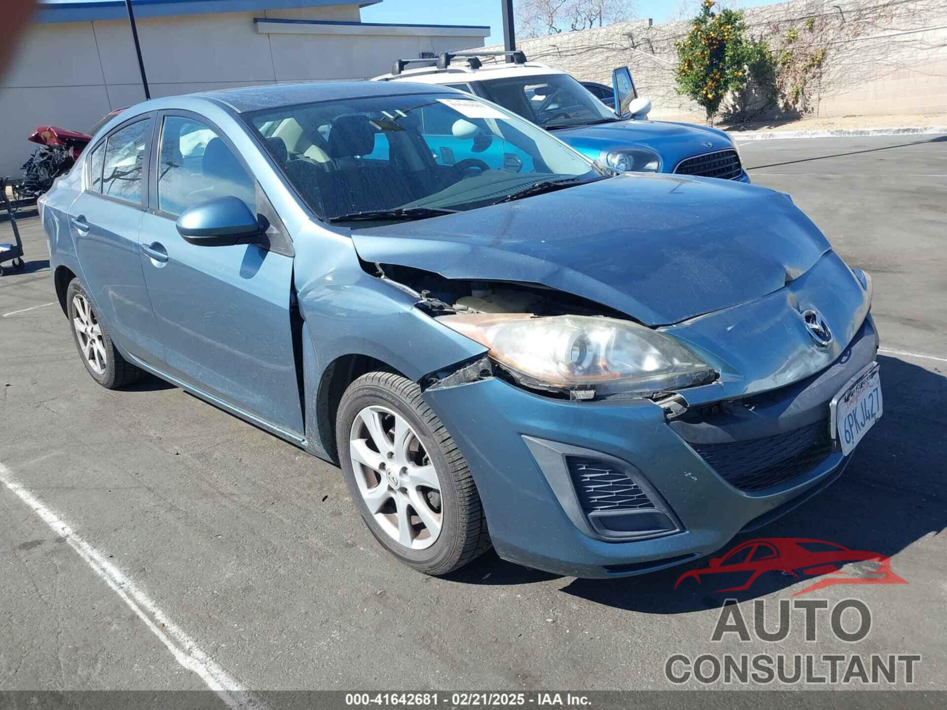 MAZDA MAZDA3 2011 - JM1BL1VG8B1470396