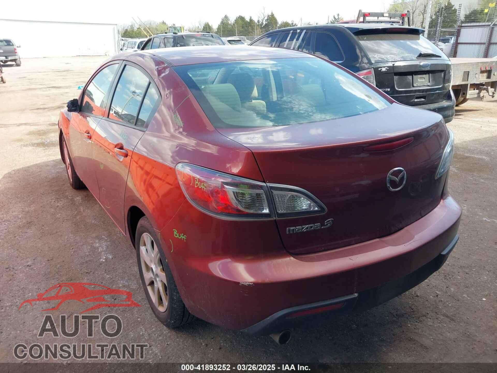 MAZDA 3 2010 - JM1BL1SF6A1299786