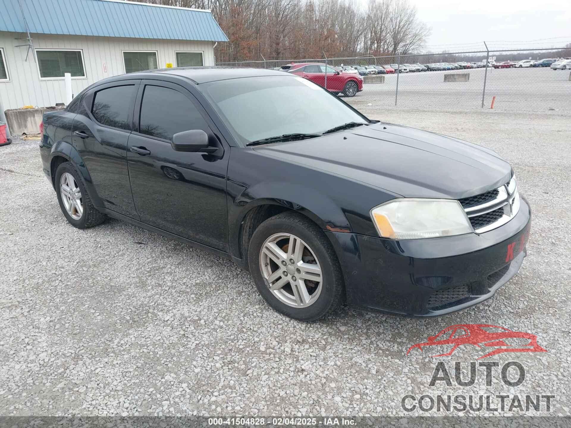 DODGE AVENGER 2012 - 1C3CDZCB5CN142472