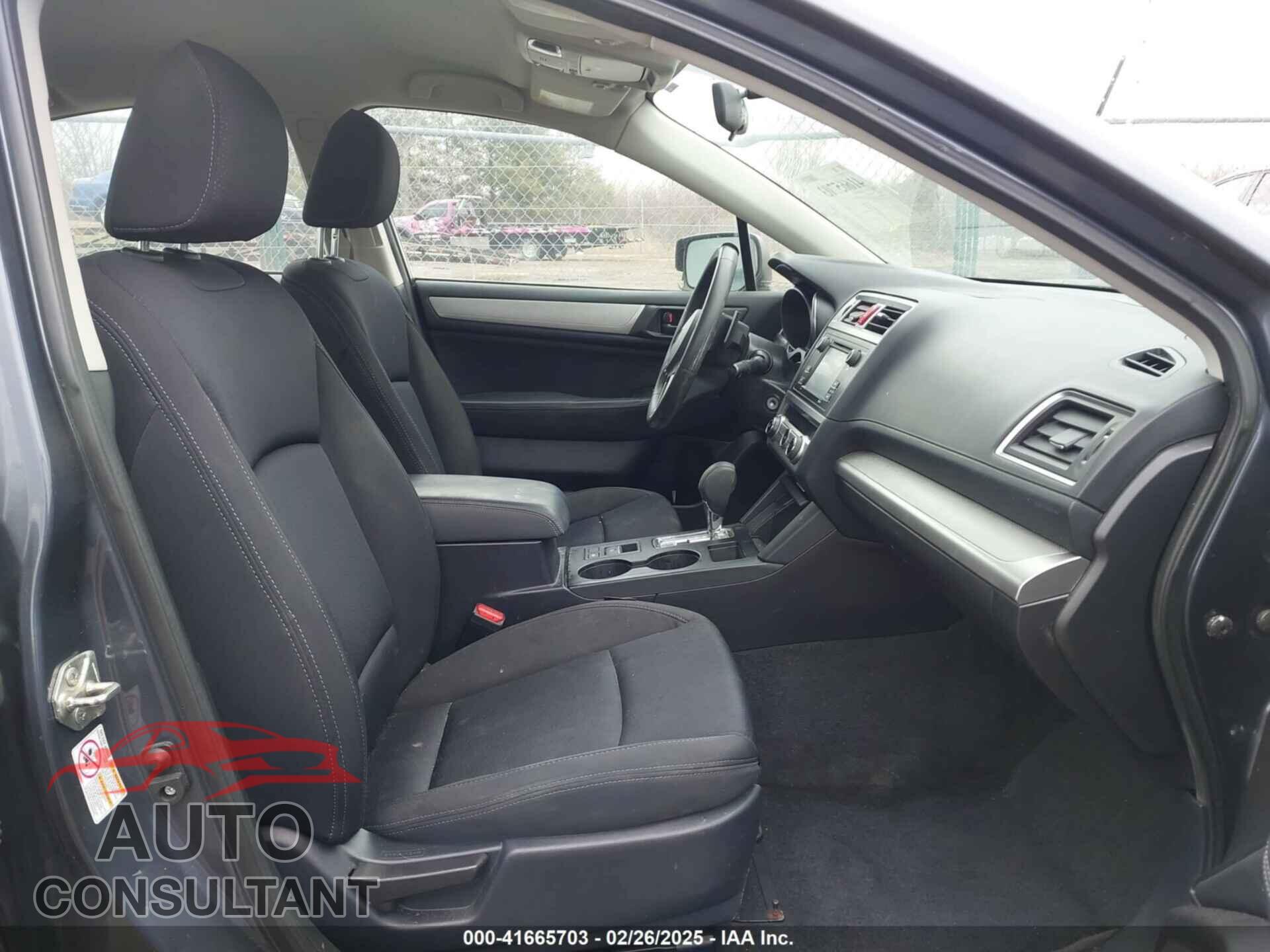 SUBARU LEGACY 2015 - 4S3BNBA67F3022674