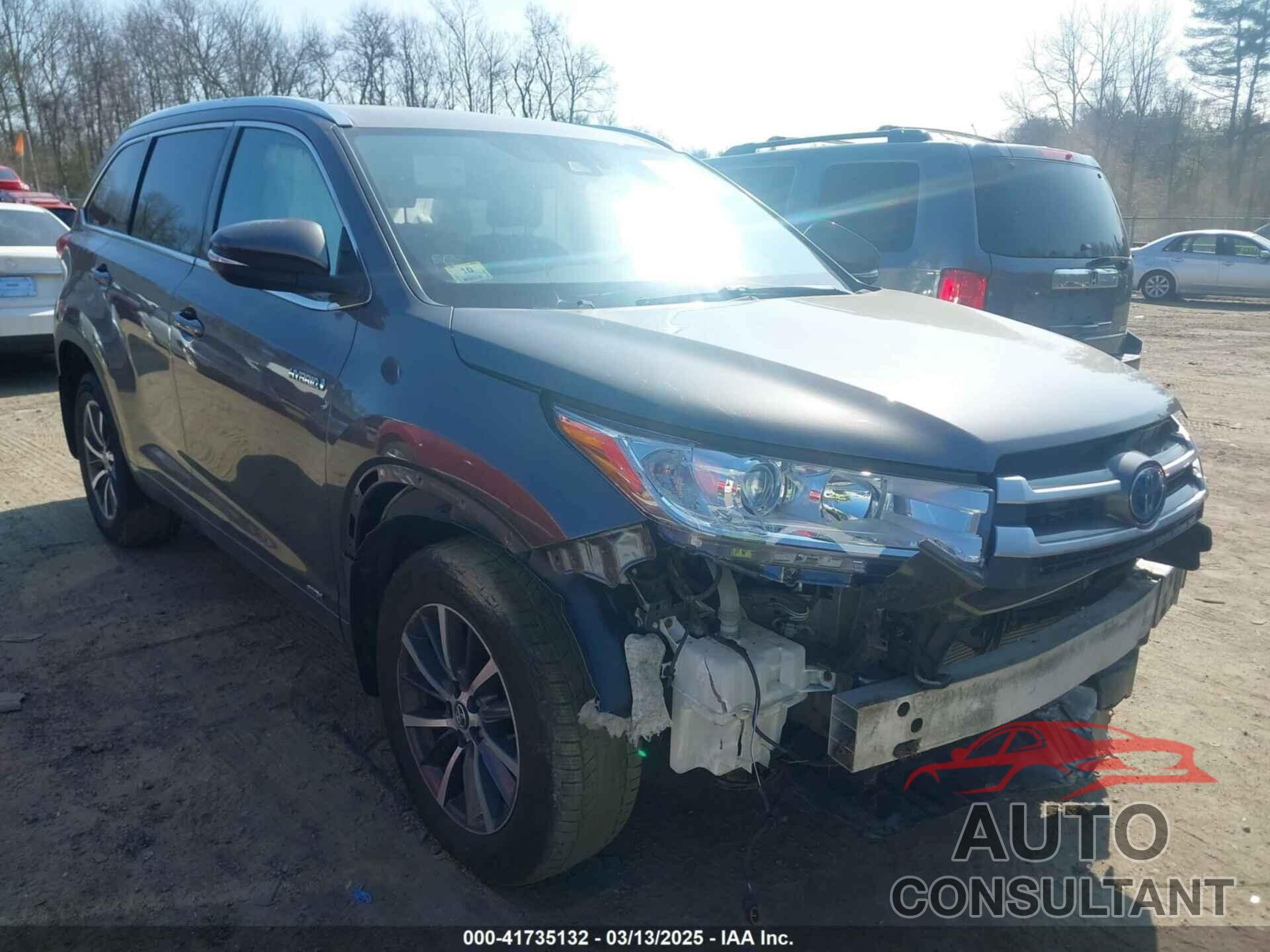 TOYOTA HIGHLANDER HYBRID 2017 - 5TDJGRFH9HS024307