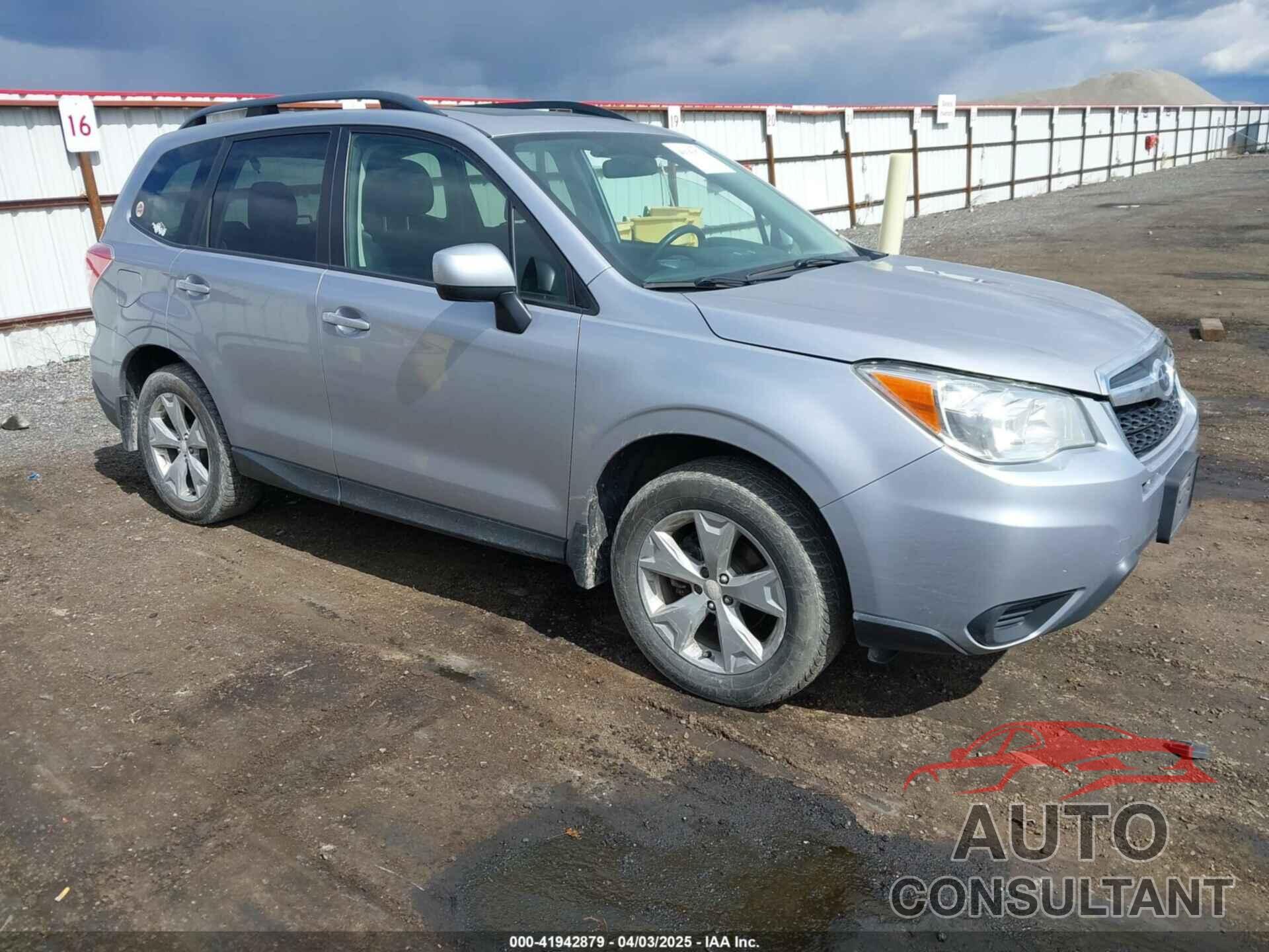 SUBARU FORESTER 2016 - JF2SJADC9GH467608