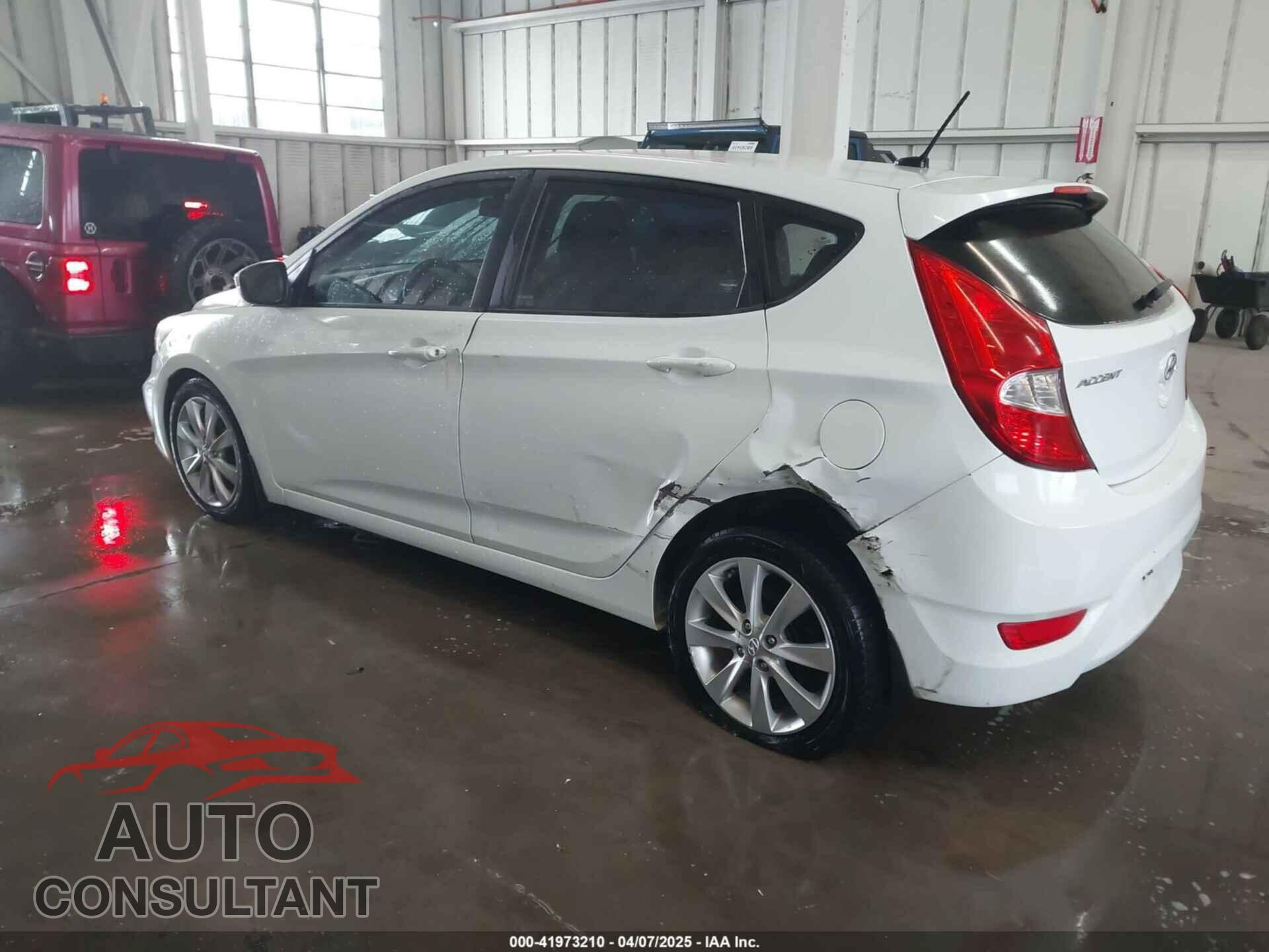 HYUNDAI ACCENT 2013 - KMHCU5AE8DU119093