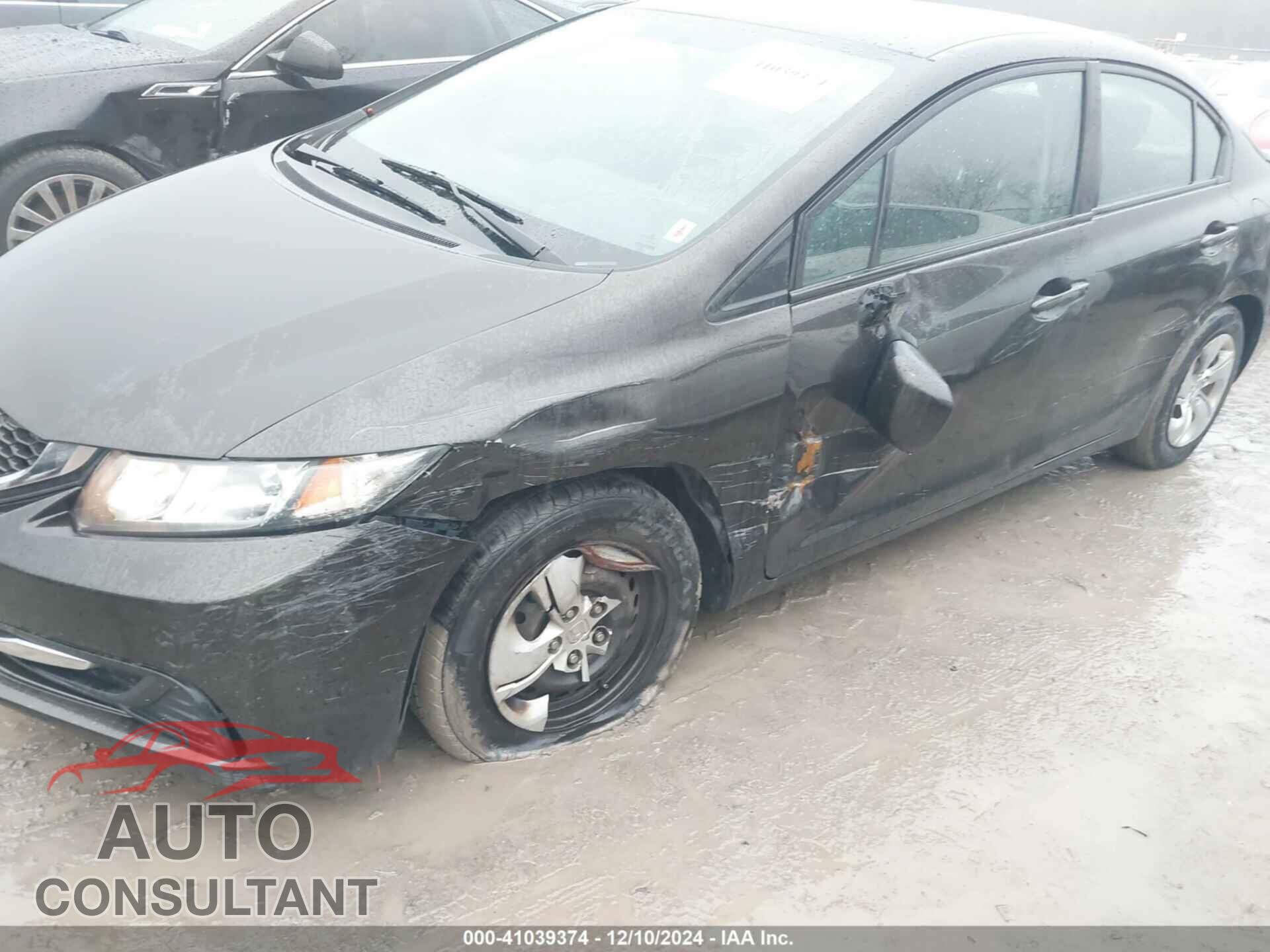 HONDA CIVIC 2013 - 19XFB2F52DE012456
