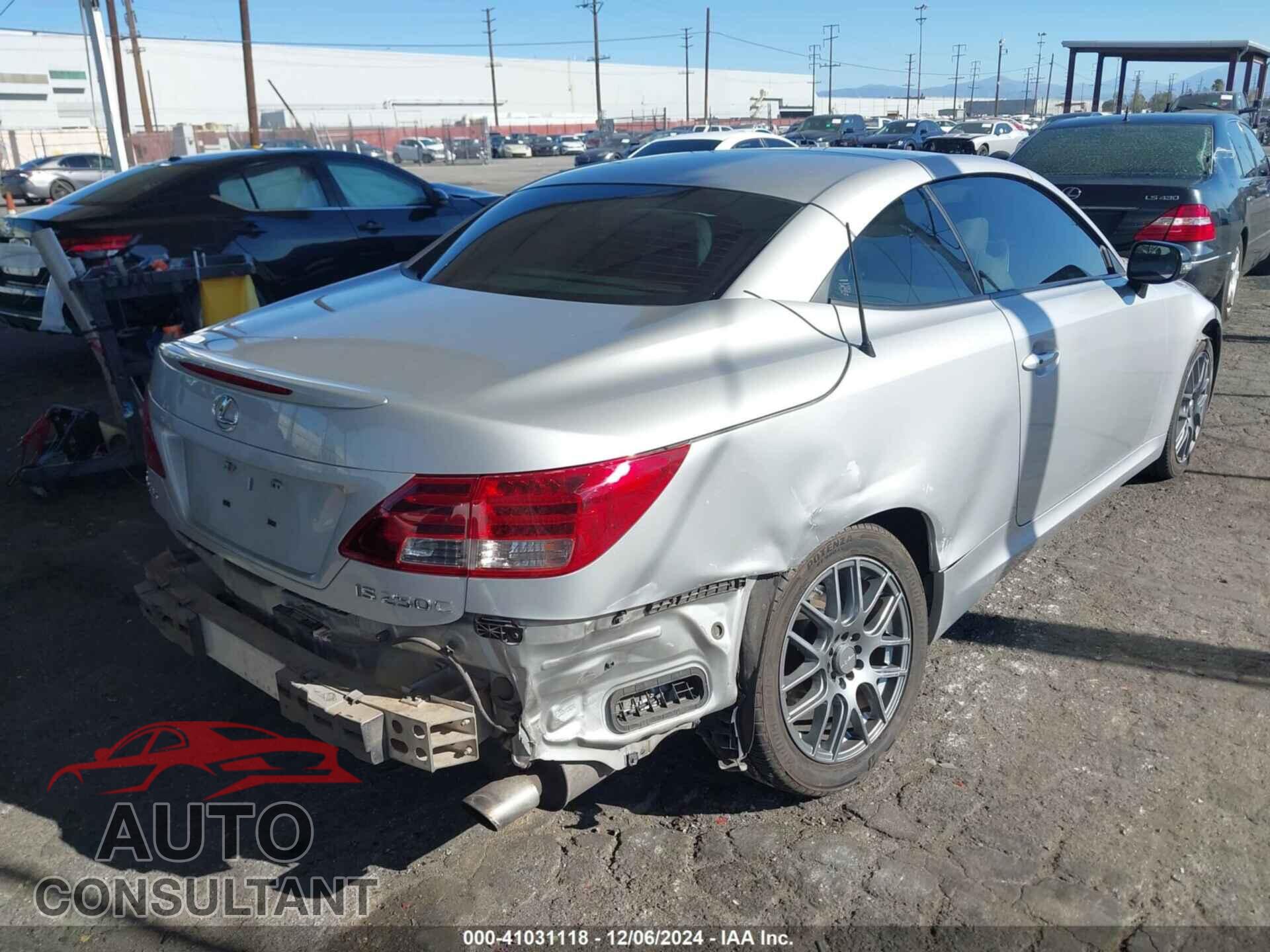 LEXUS IS 250C 2010 - JTHFF2C28A2500705