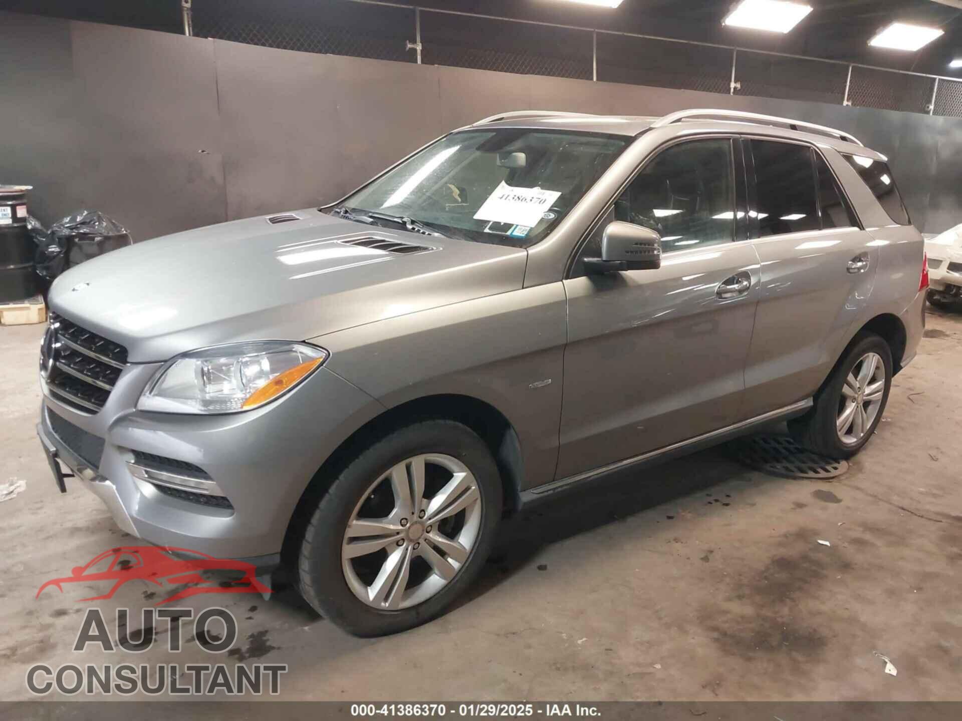 MERCEDES-BENZ ML 350 BLUETEC 2012 - 4JGDA2EB4CA016992