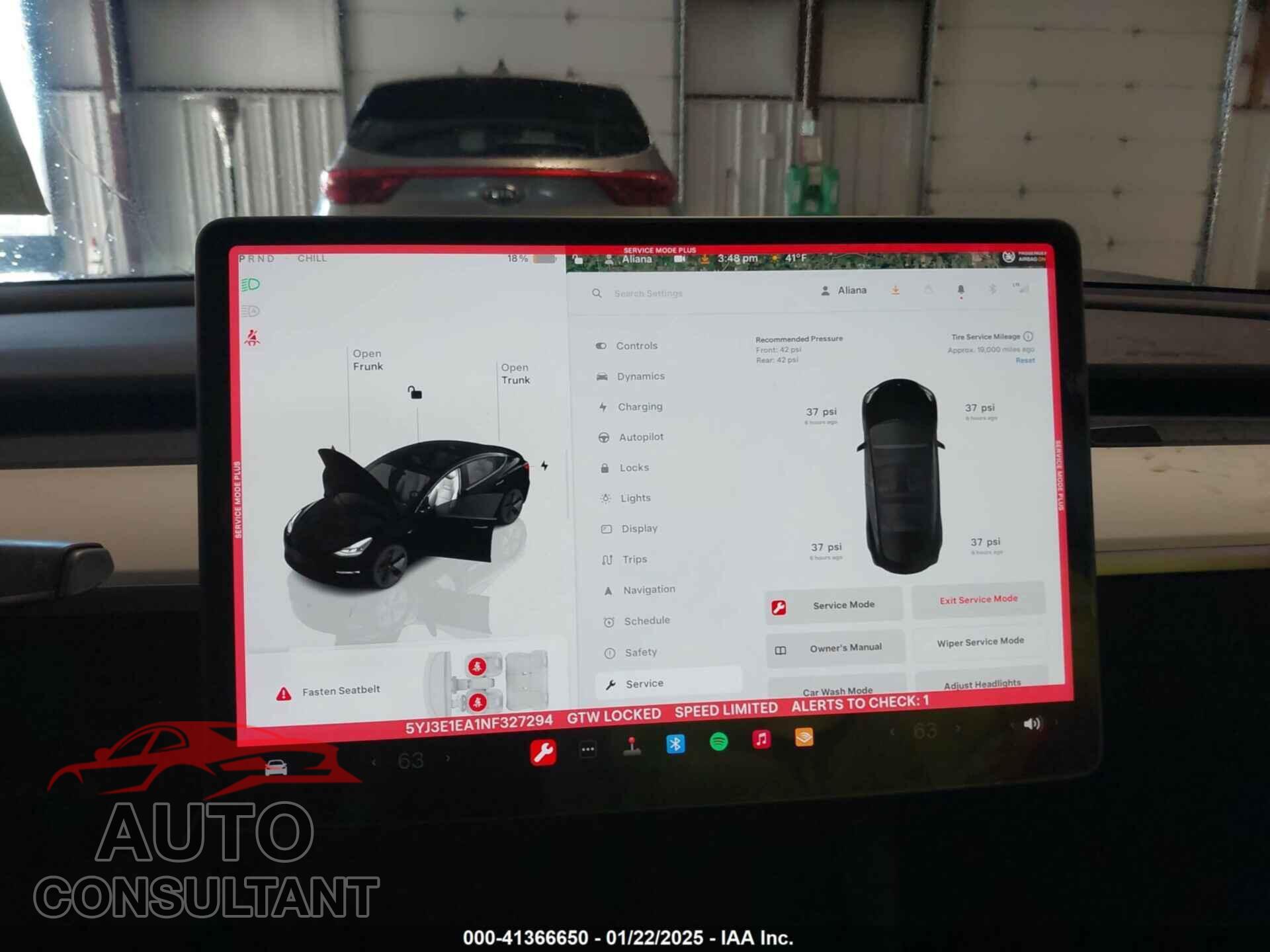 TESLA MODEL 3 2022 - 5YJ3E1EA1NF327294