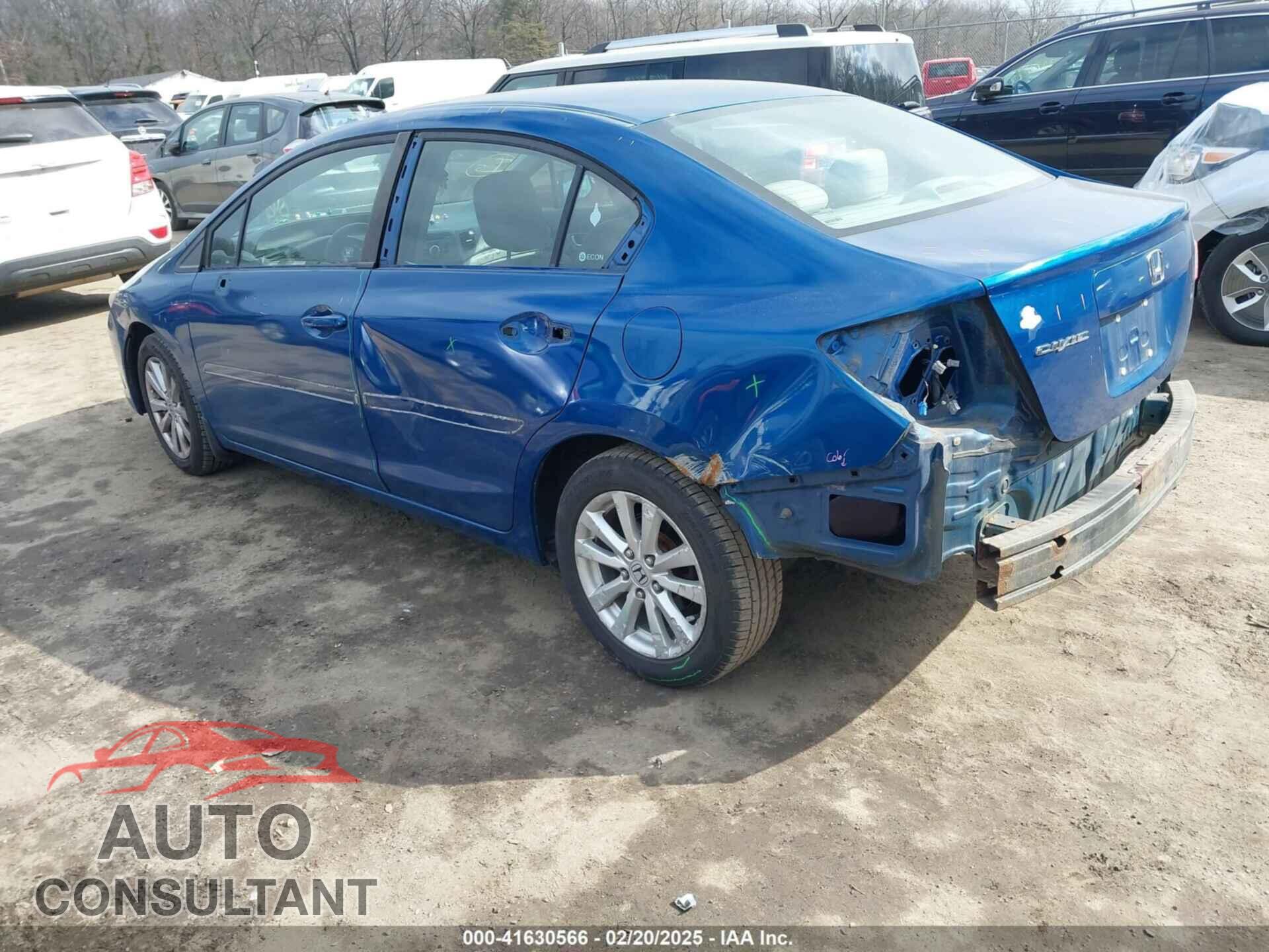 HONDA CIVIC 2012 - 19XFB2F80CE328107