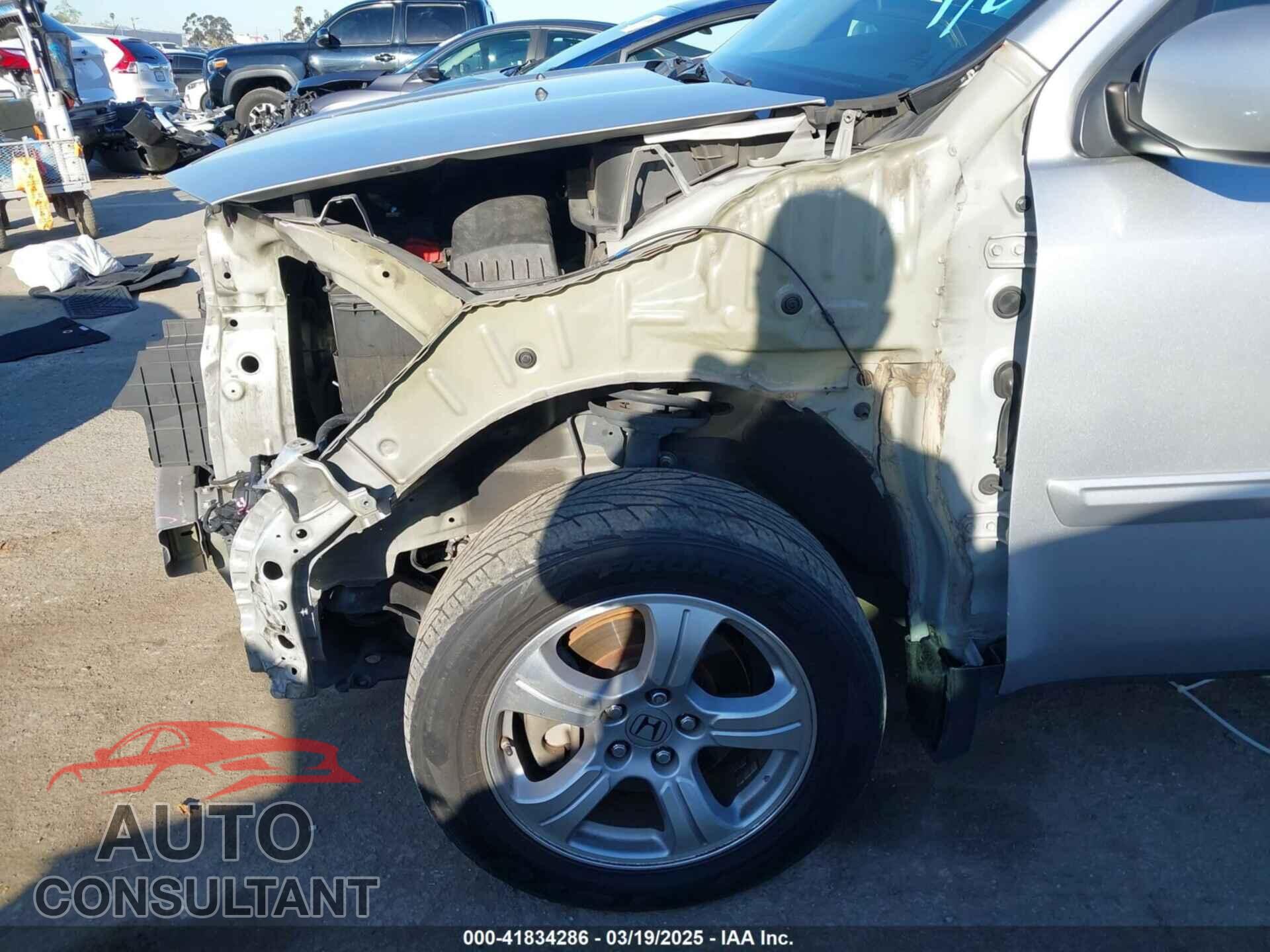 HONDA PILOT 2012 - 5FNYF3H58CB038956