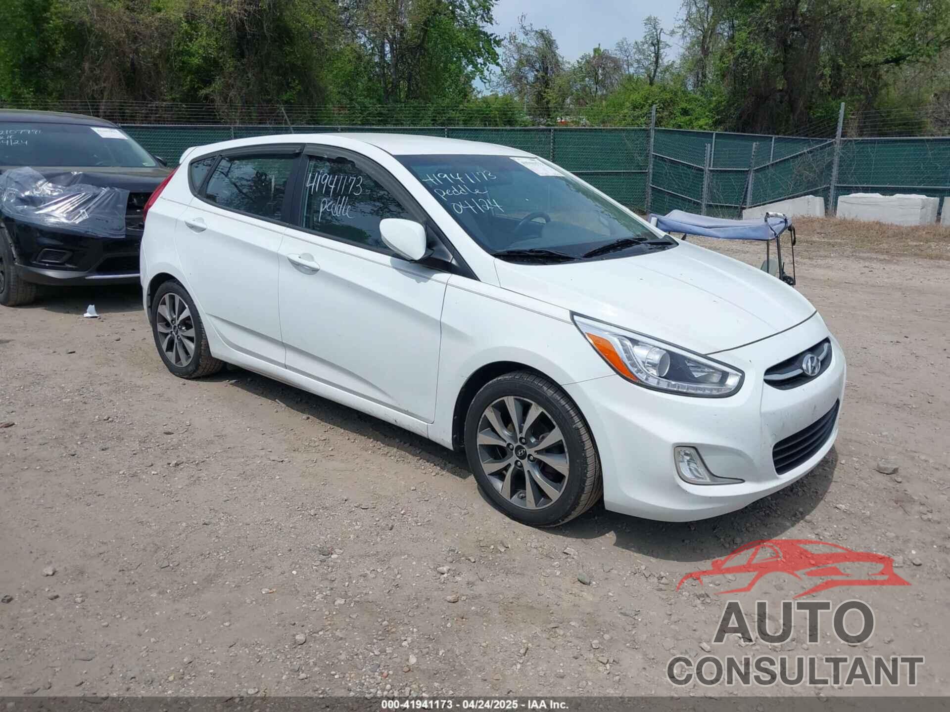 HYUNDAI ACCENT 2016 - KMHCU5AE2GU249133