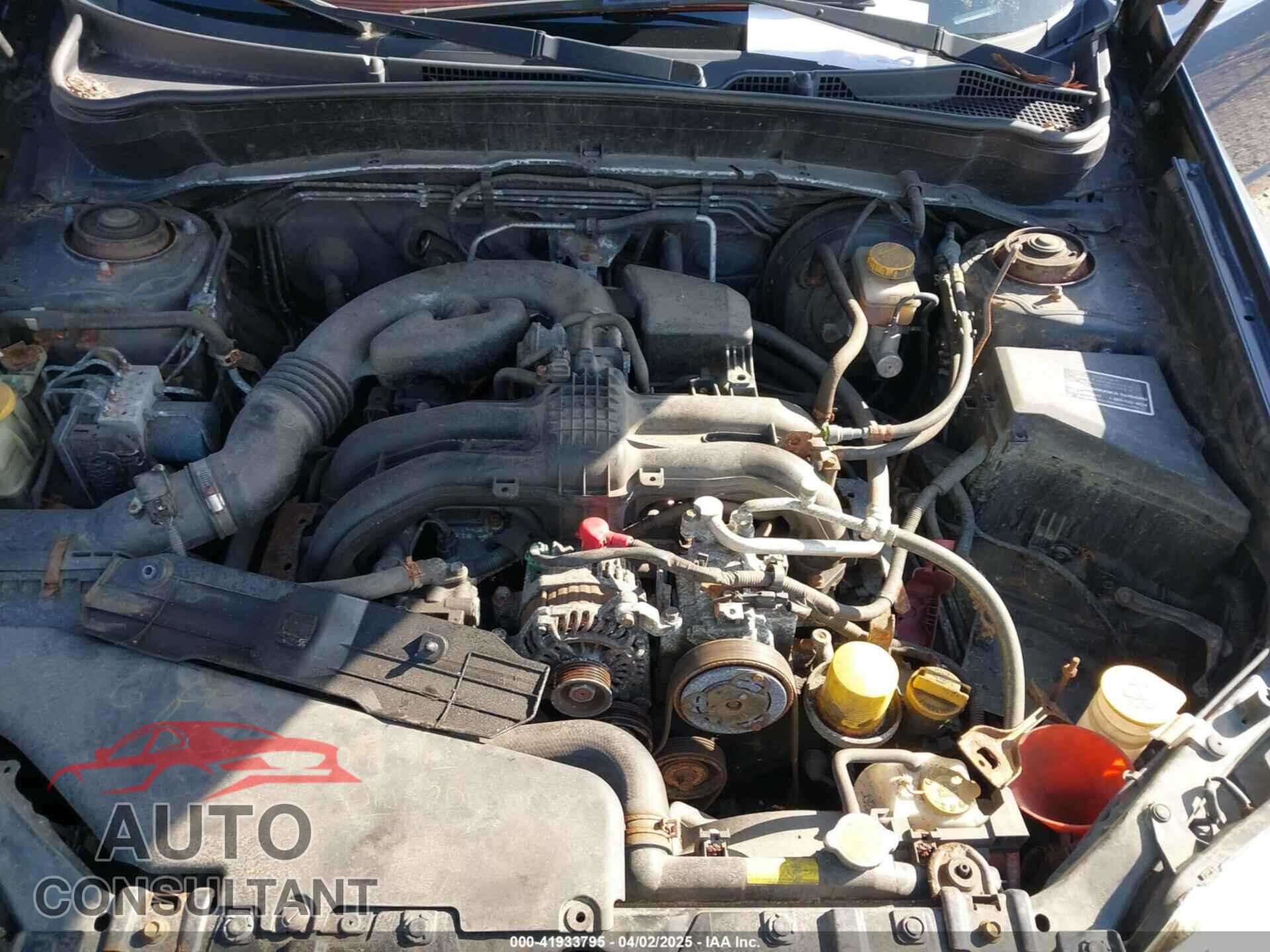 SUBARU FORESTER 2012 - JF2SHADC9CH446294