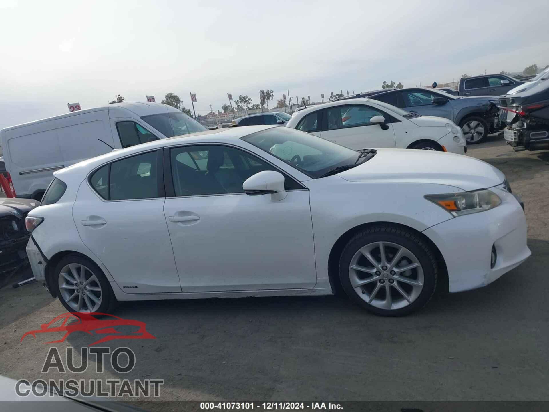 LEXUS CT 200H 2012 - JTHKD5BH6C2054357
