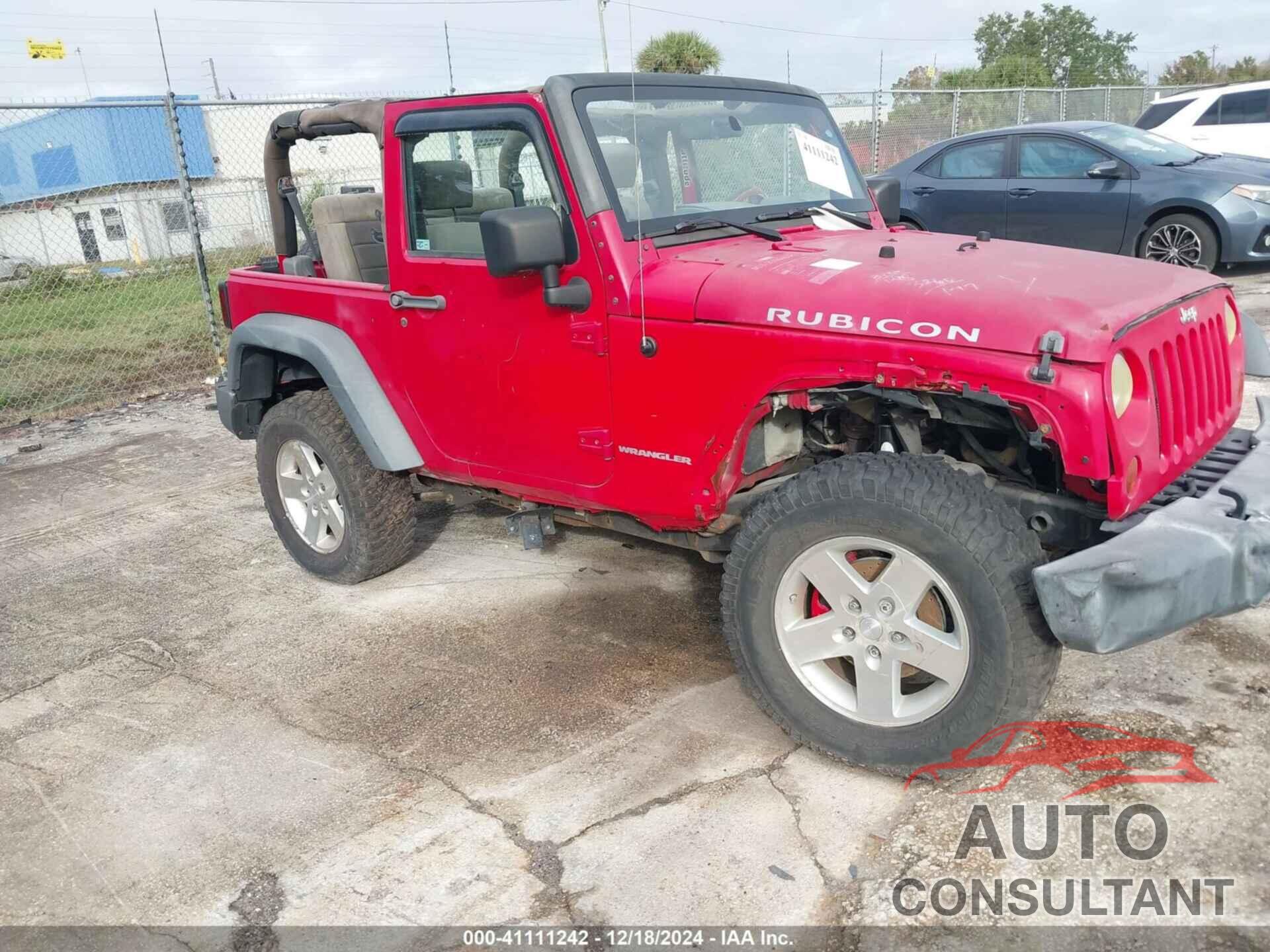 JEEP WRANGLER 2010 - 1J4BA6D15AL109592