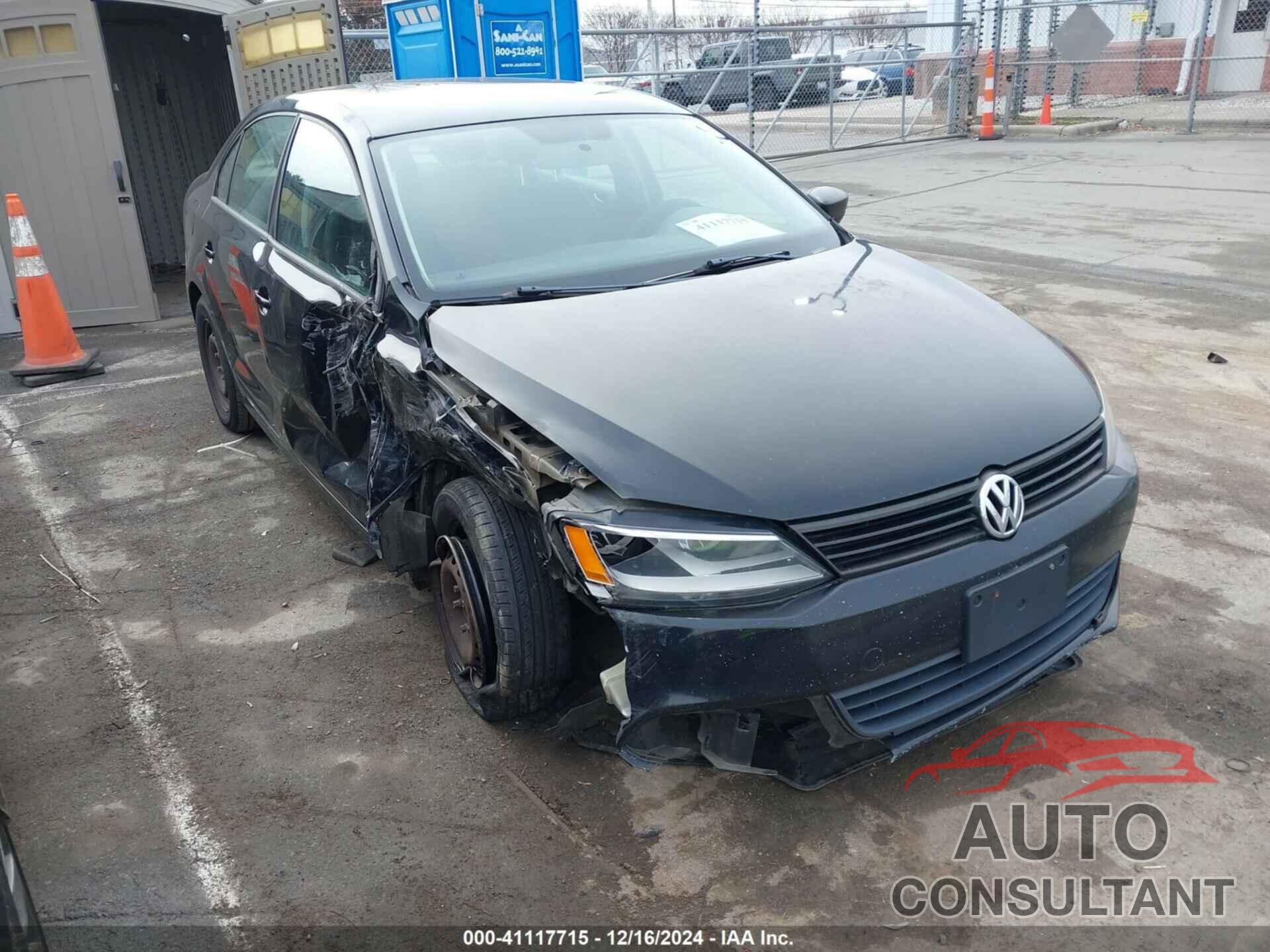 VOLKSWAGEN JETTA 2012 - 3VW2K7AJ8CM321950