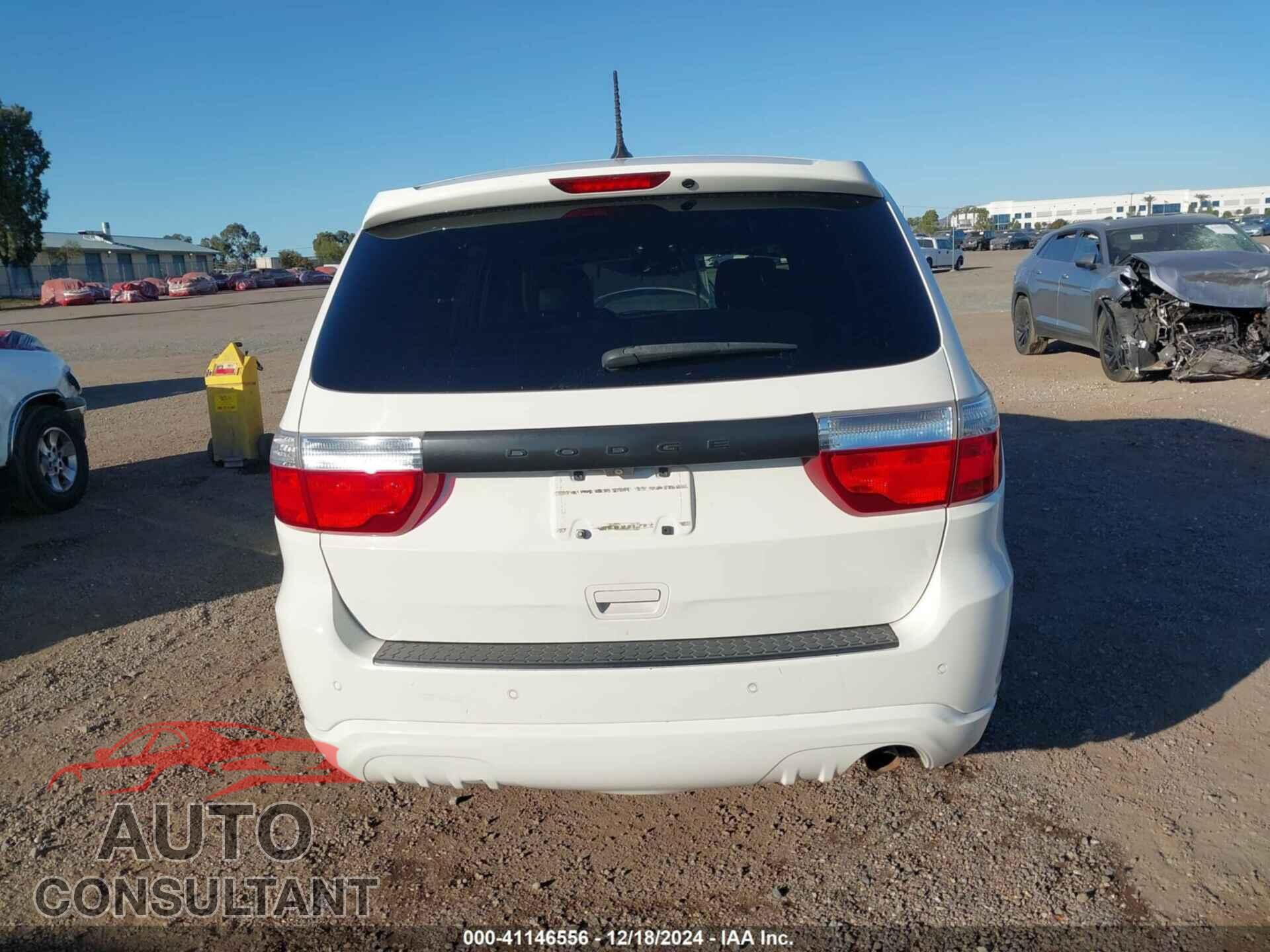 DODGE DURANGO 2012 - 1C4RDHAGXCC257238