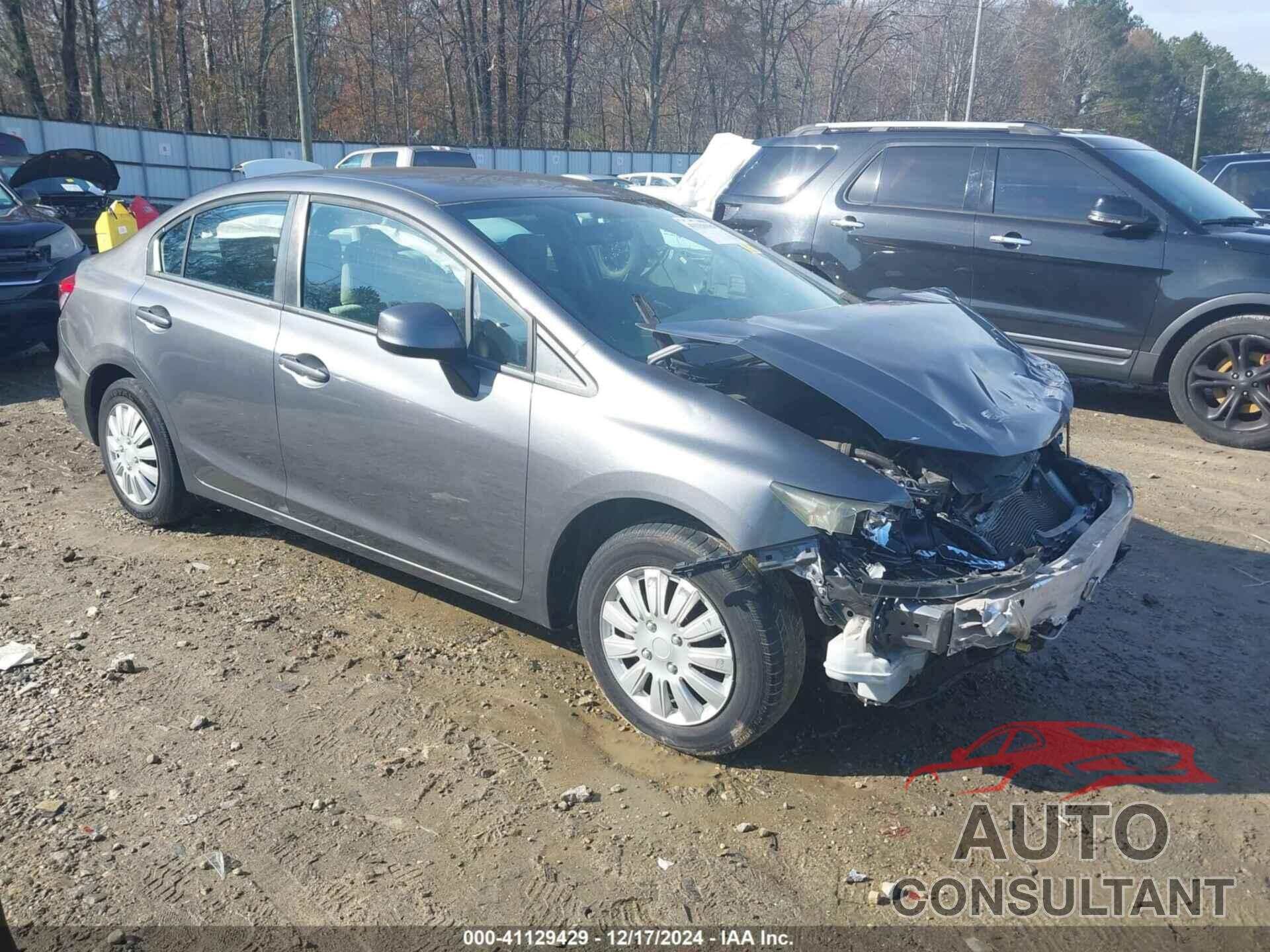 HONDA CIVIC 2013 - 19XFB2F55DE093405