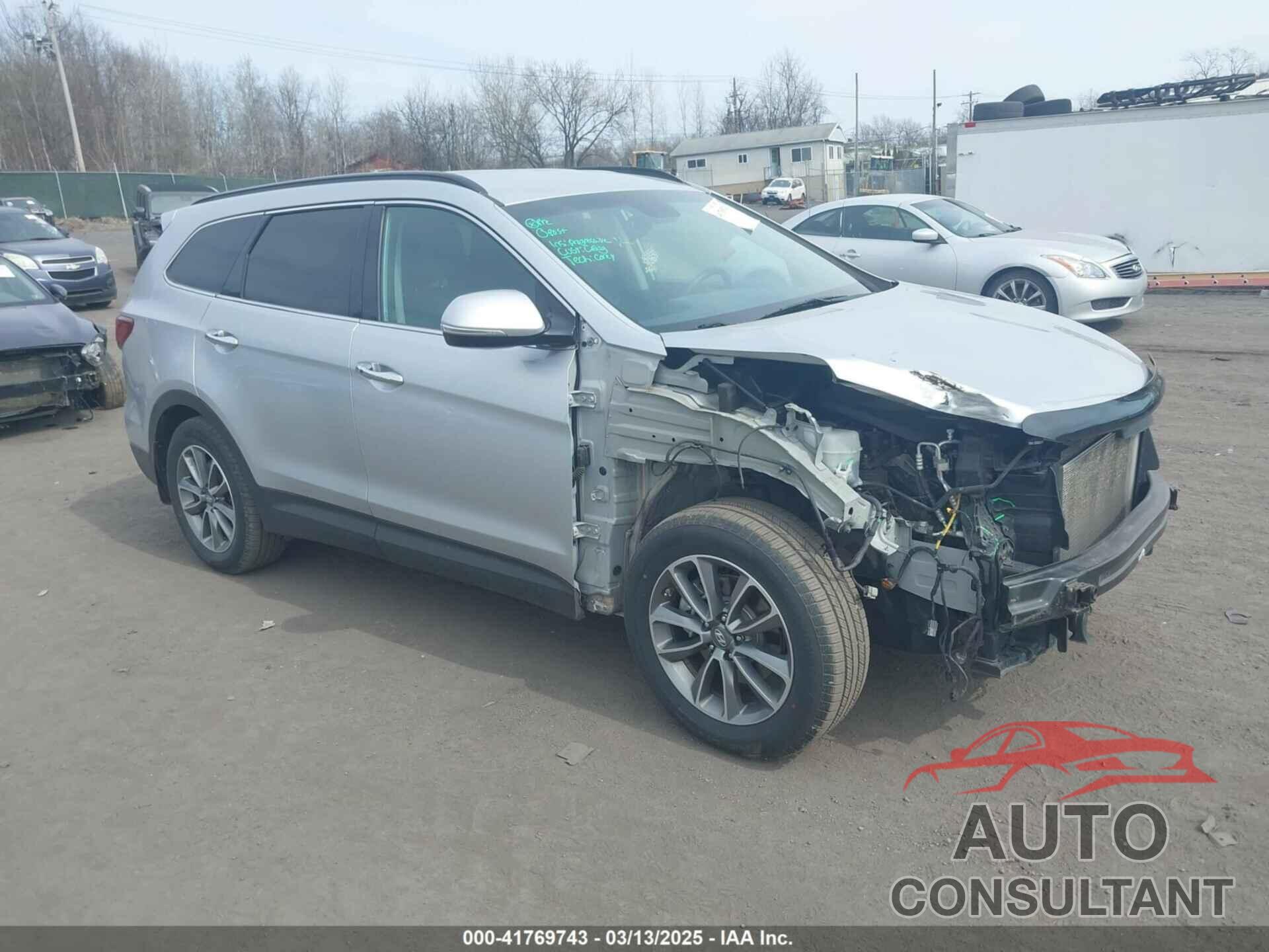HYUNDAI SANTA FE 2017 - KM8SNDHF0HU174001
