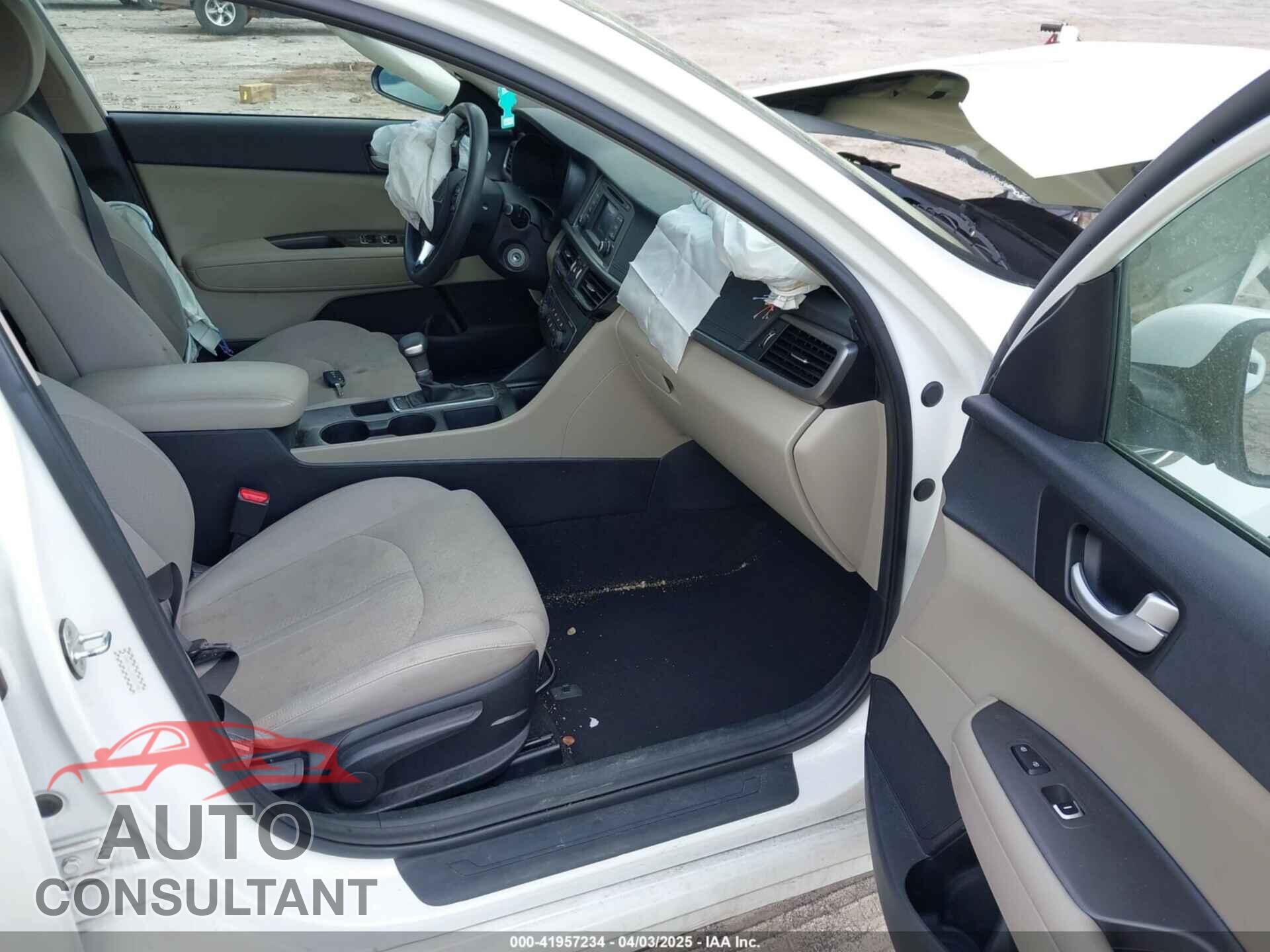 KIA OPTIMA 2016 - KNAGT4L37G5118740