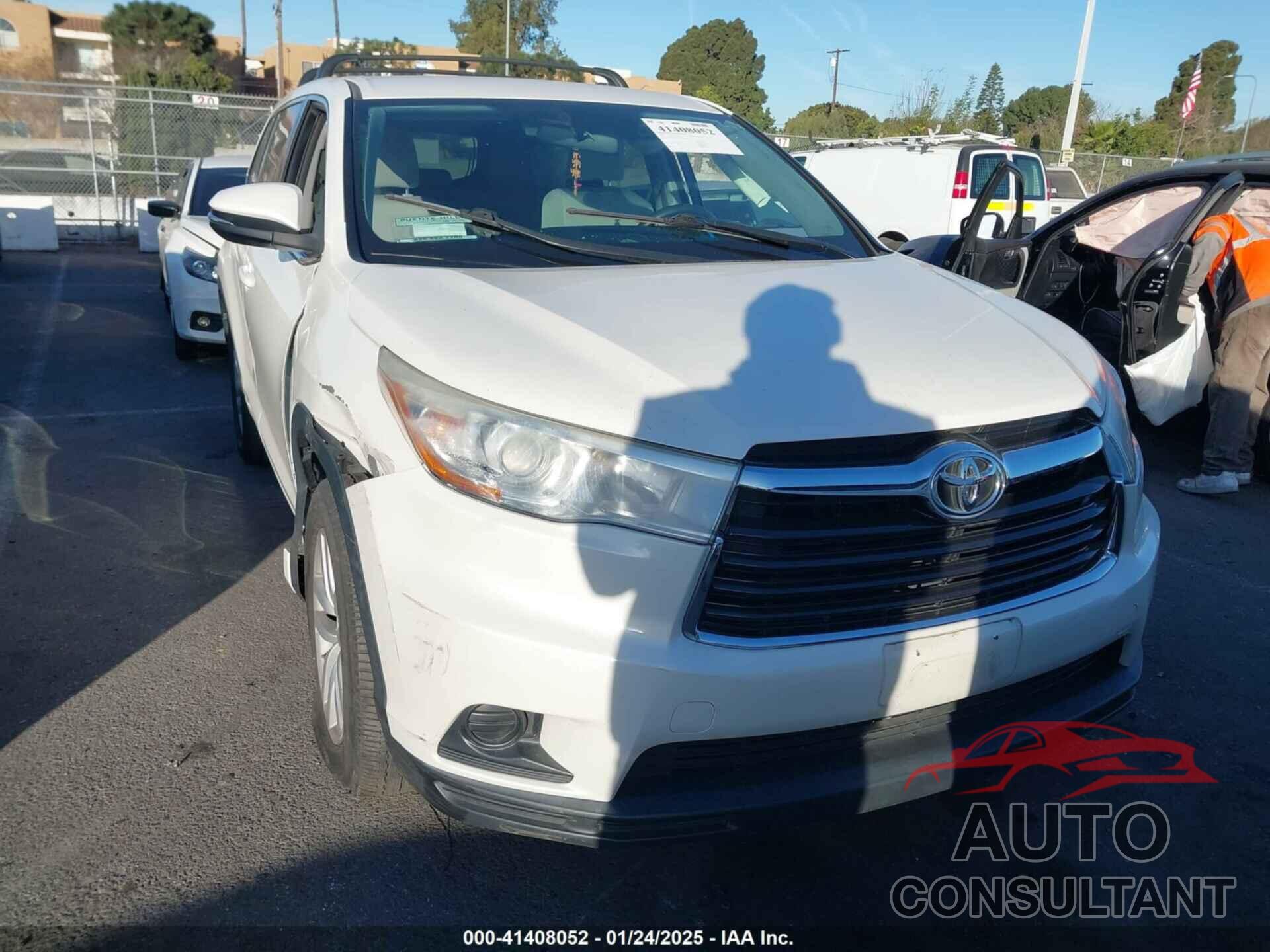 TOYOTA HIGHLANDER 2016 - 5TDZARFH5GS022461