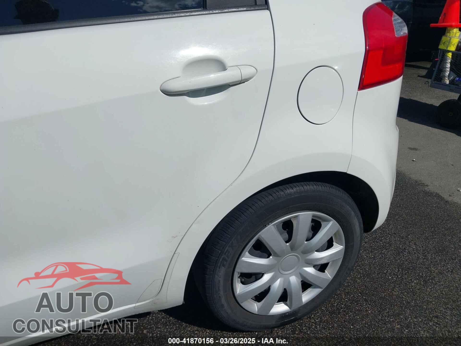 KIA RIO 2013 - KNADM5A3XD6167042