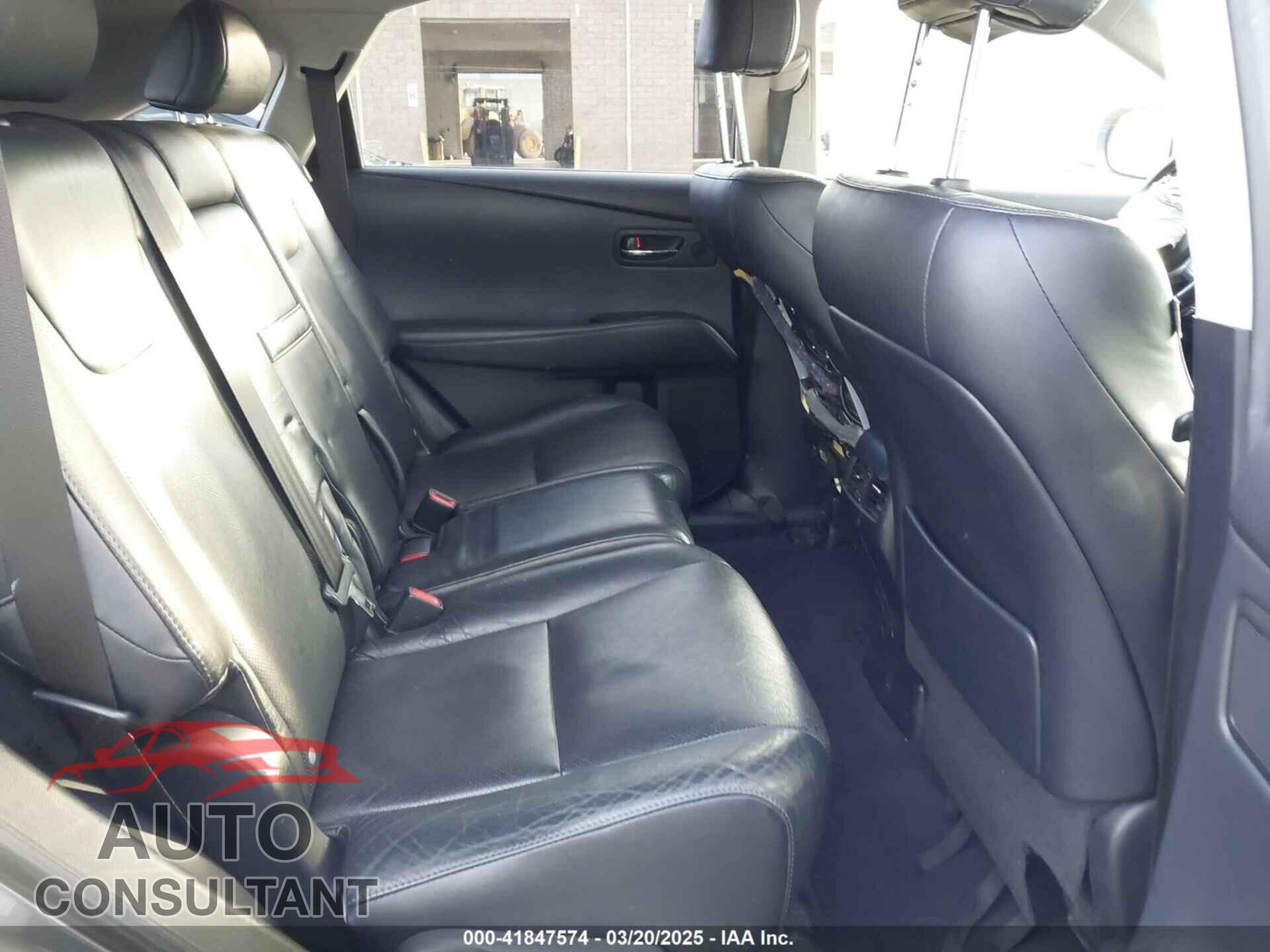 LEXUS RX 450H 2013 - JTJBC1BA3D2057988