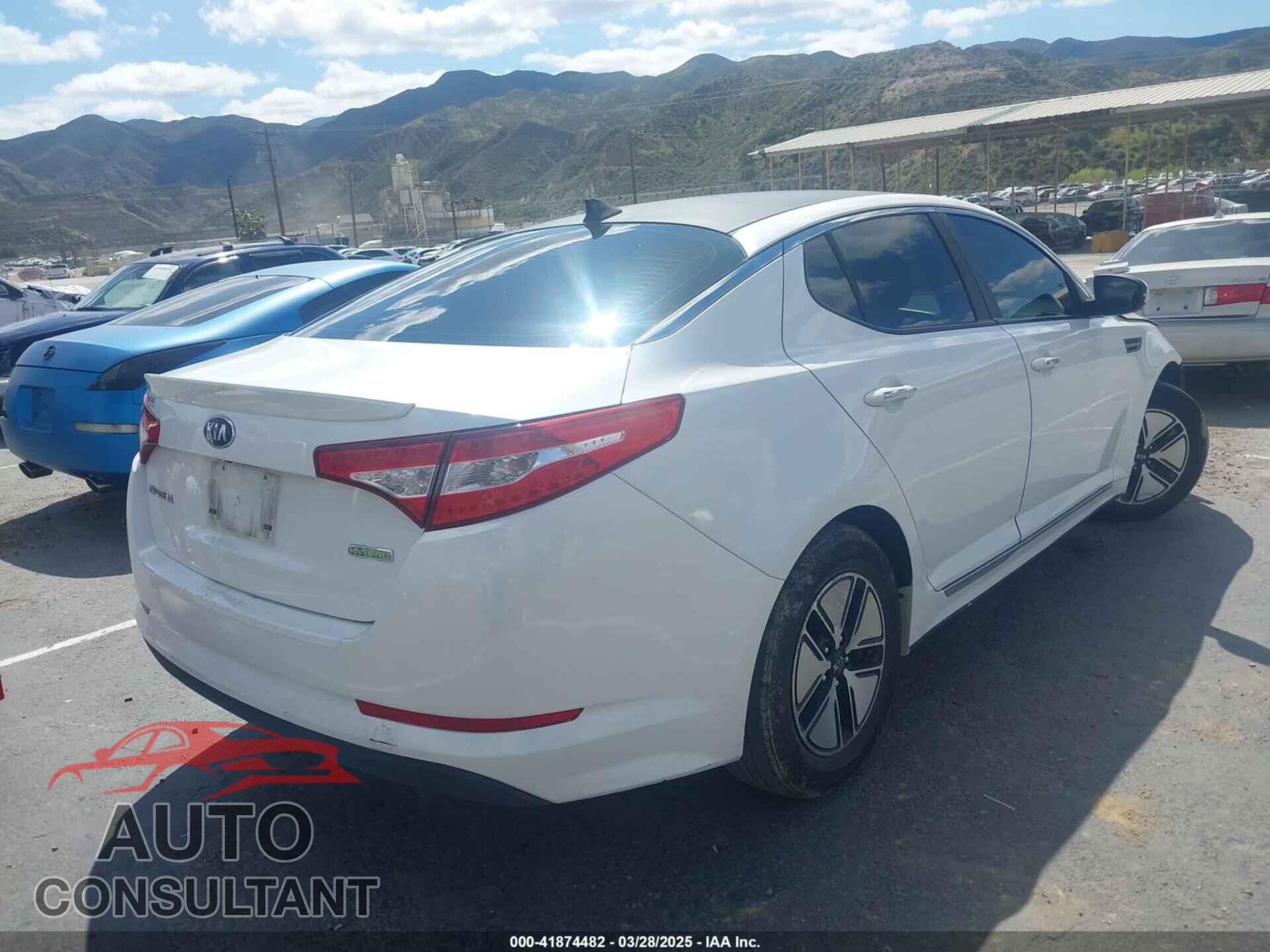 KIA OPTIMA HYBRID 2012 - KNAGM4AD1C5035159