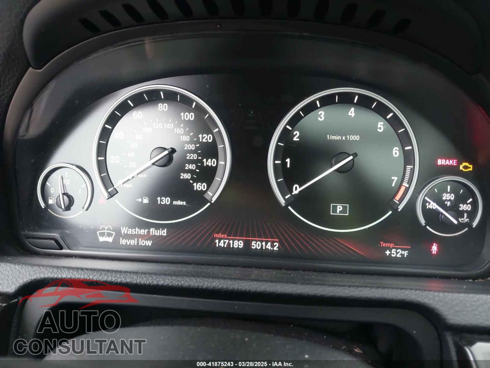 BMW 535I GRAN TURISMO 2011 - WBASP2C55BC337009