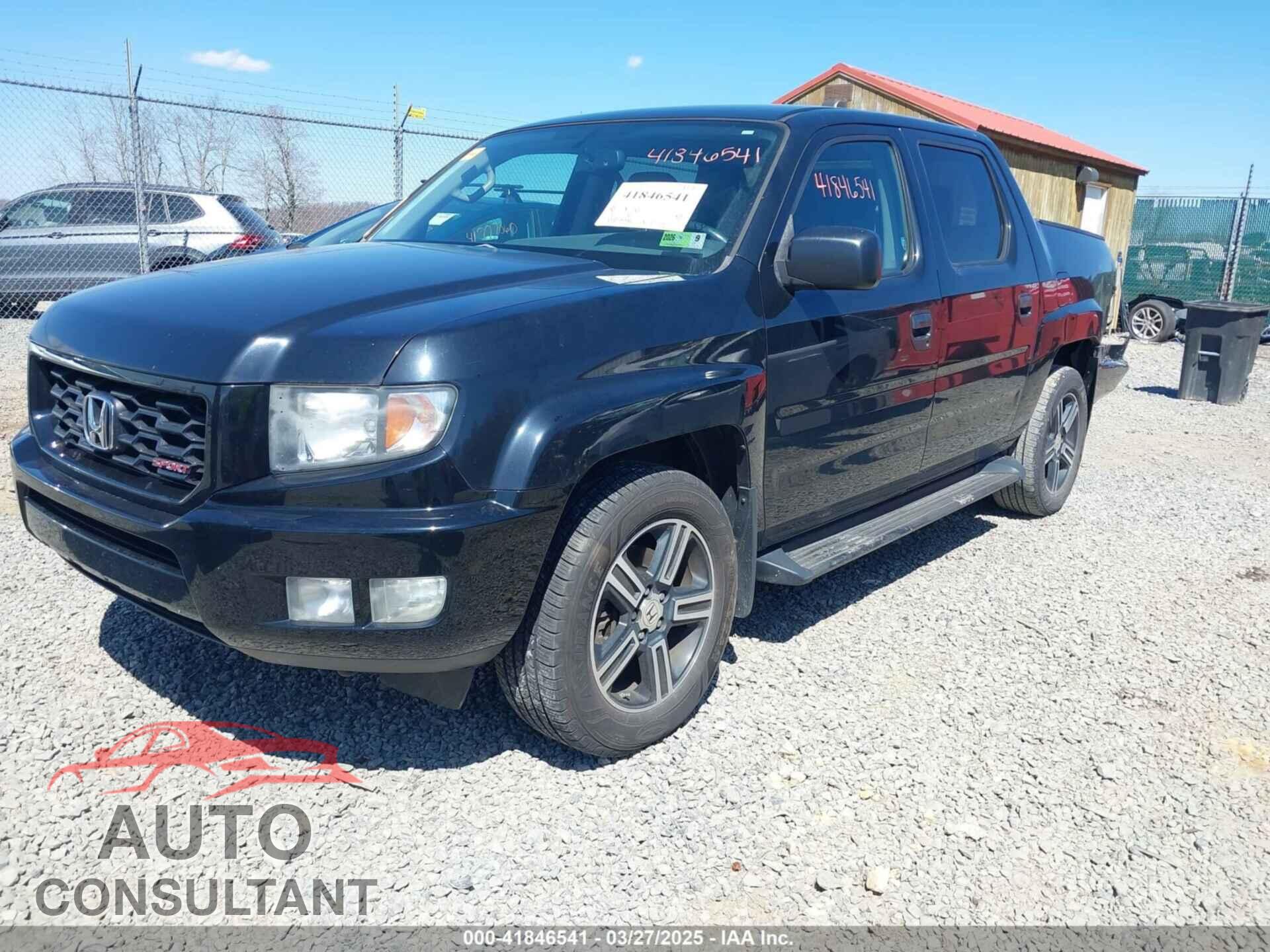 HONDA RIDGELINE 2013 - 5FPYK1F72DB007036
