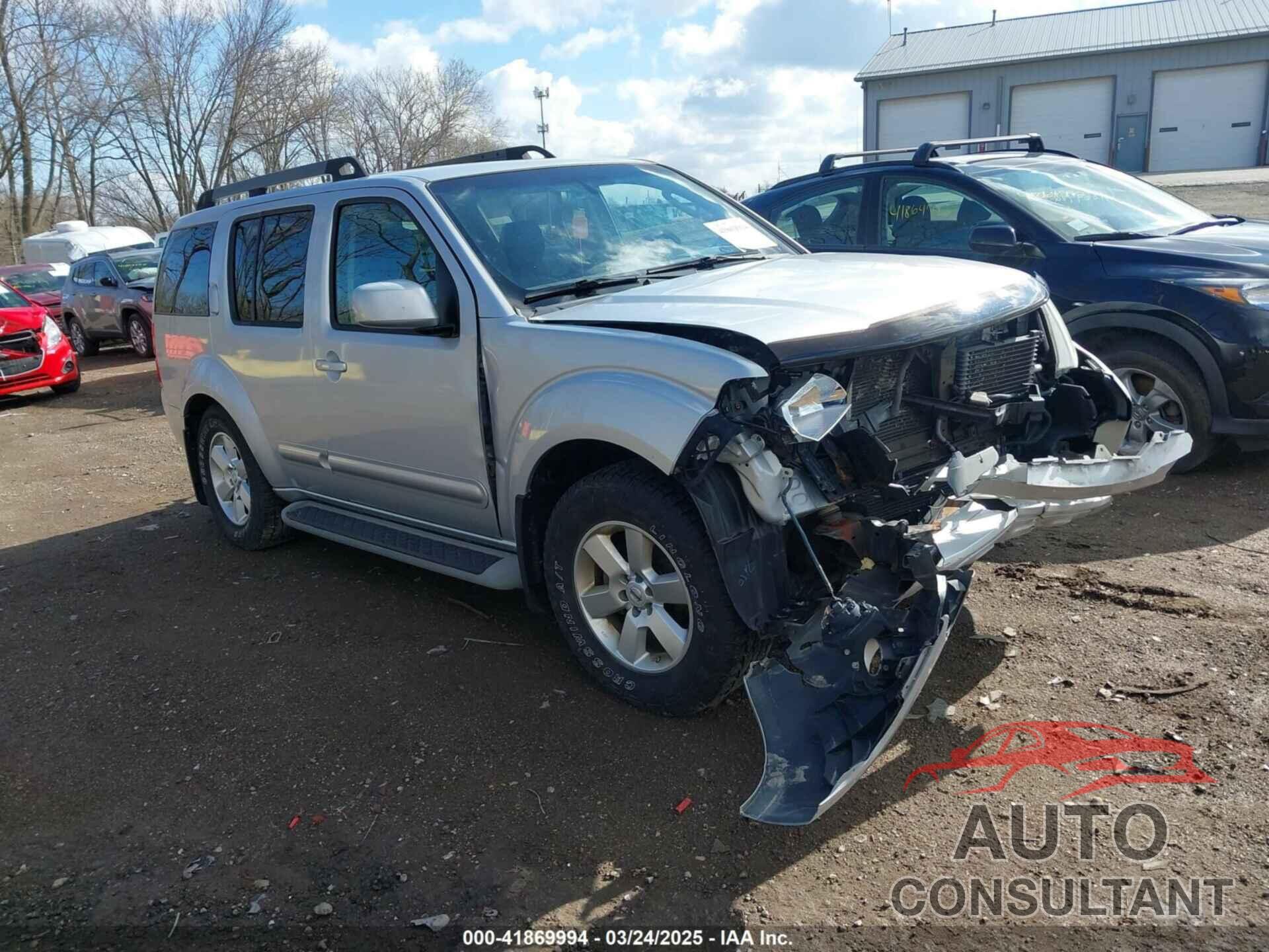 NISSAN PATHFINDER 2010 - 5N1AR1NBXAC625172
