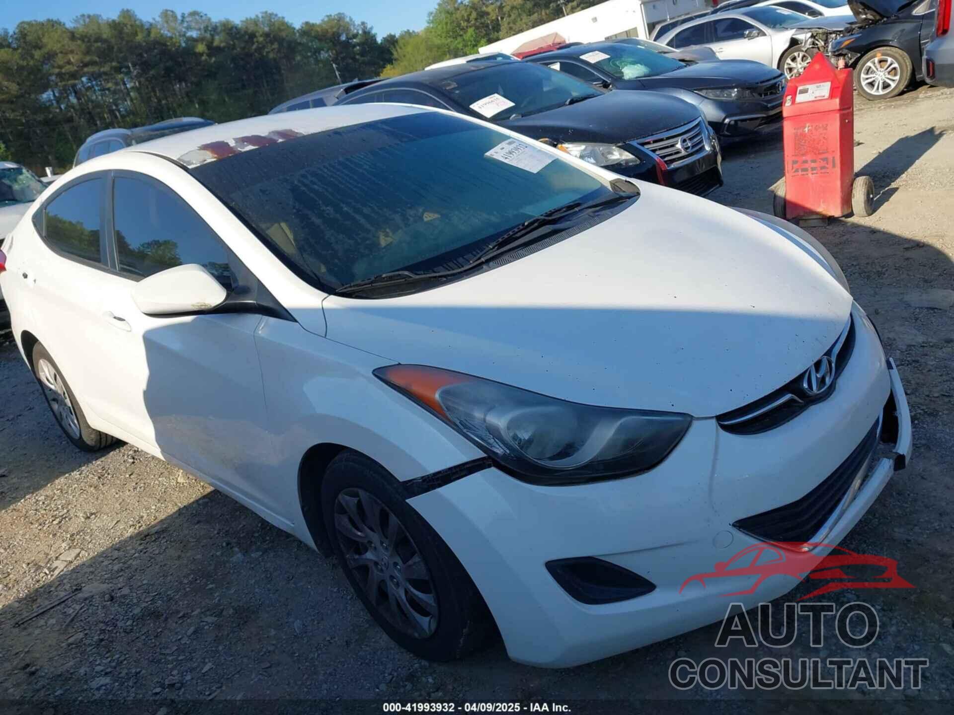 HYUNDAI ELANTRA 2011 - 5NPDH4AEXBH018801