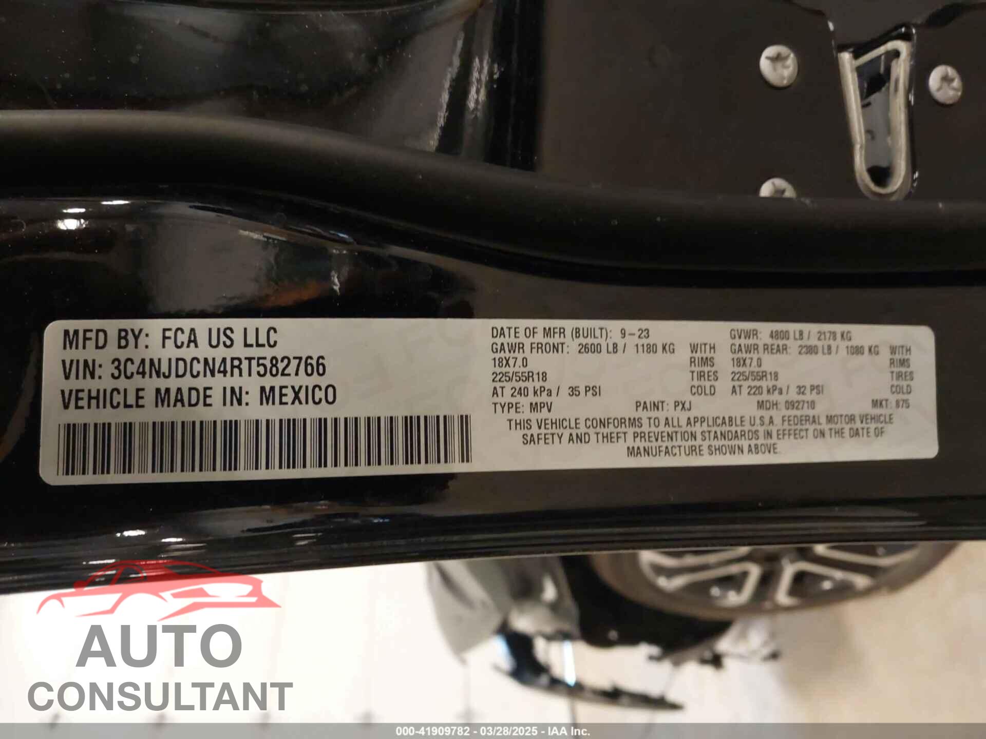 JEEP COMPASS 2024 - 3C4NJDCN4RT582766
