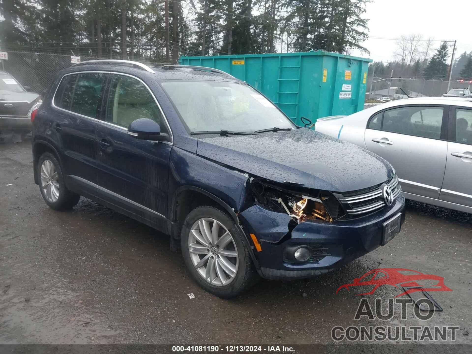 VOLKSWAGEN TIGUAN 2013 - WVGBV3AXXDW583411