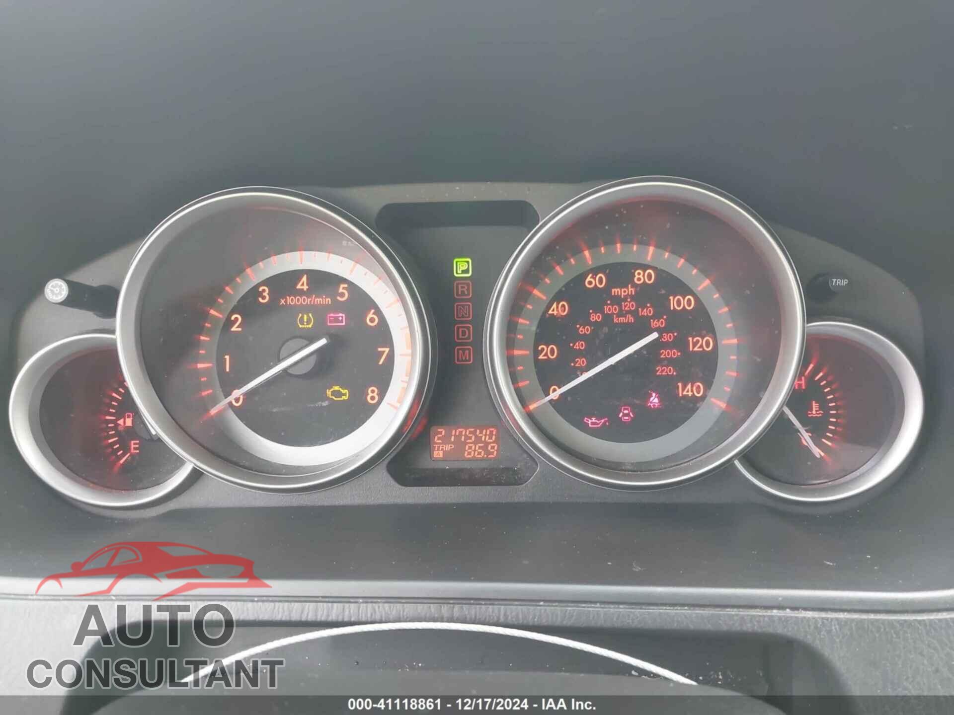 MAZDA CX-9 2012 - JM3TB3CV5C0362644