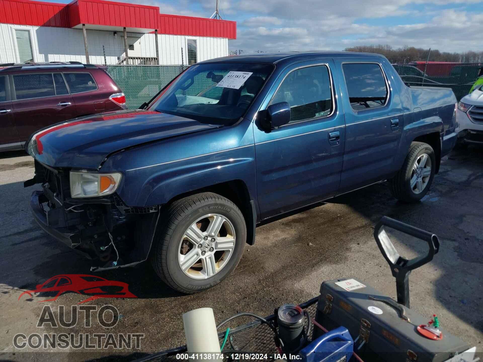 HONDA RIDGELINE 2010 - 5FPYK1F57AB001758