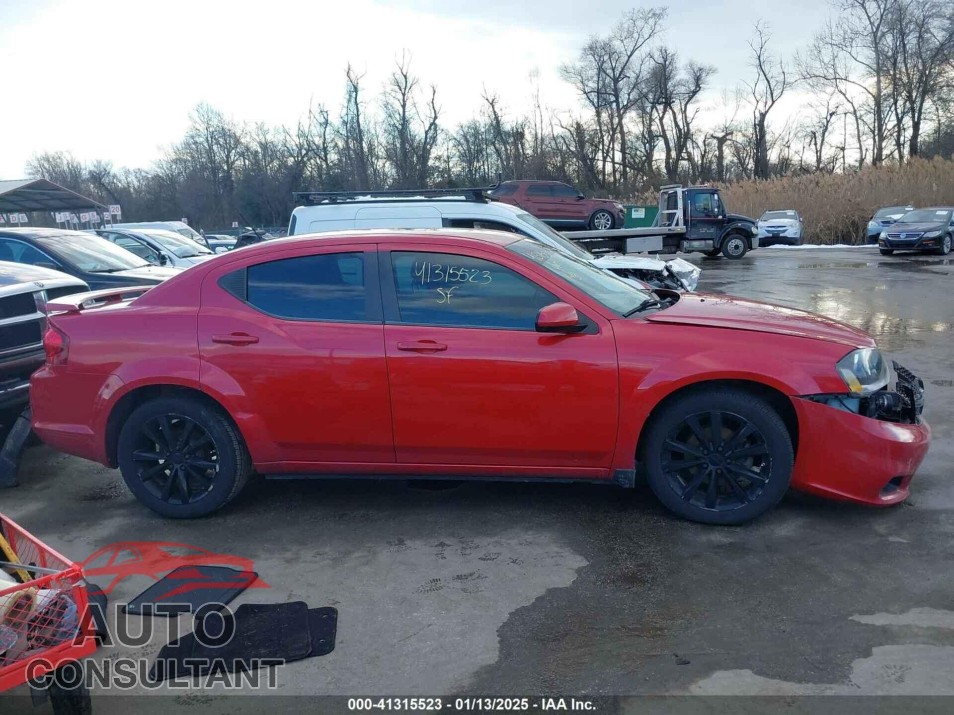 DODGE AVENGER 2013 - 1C3CDZCB9DN620443