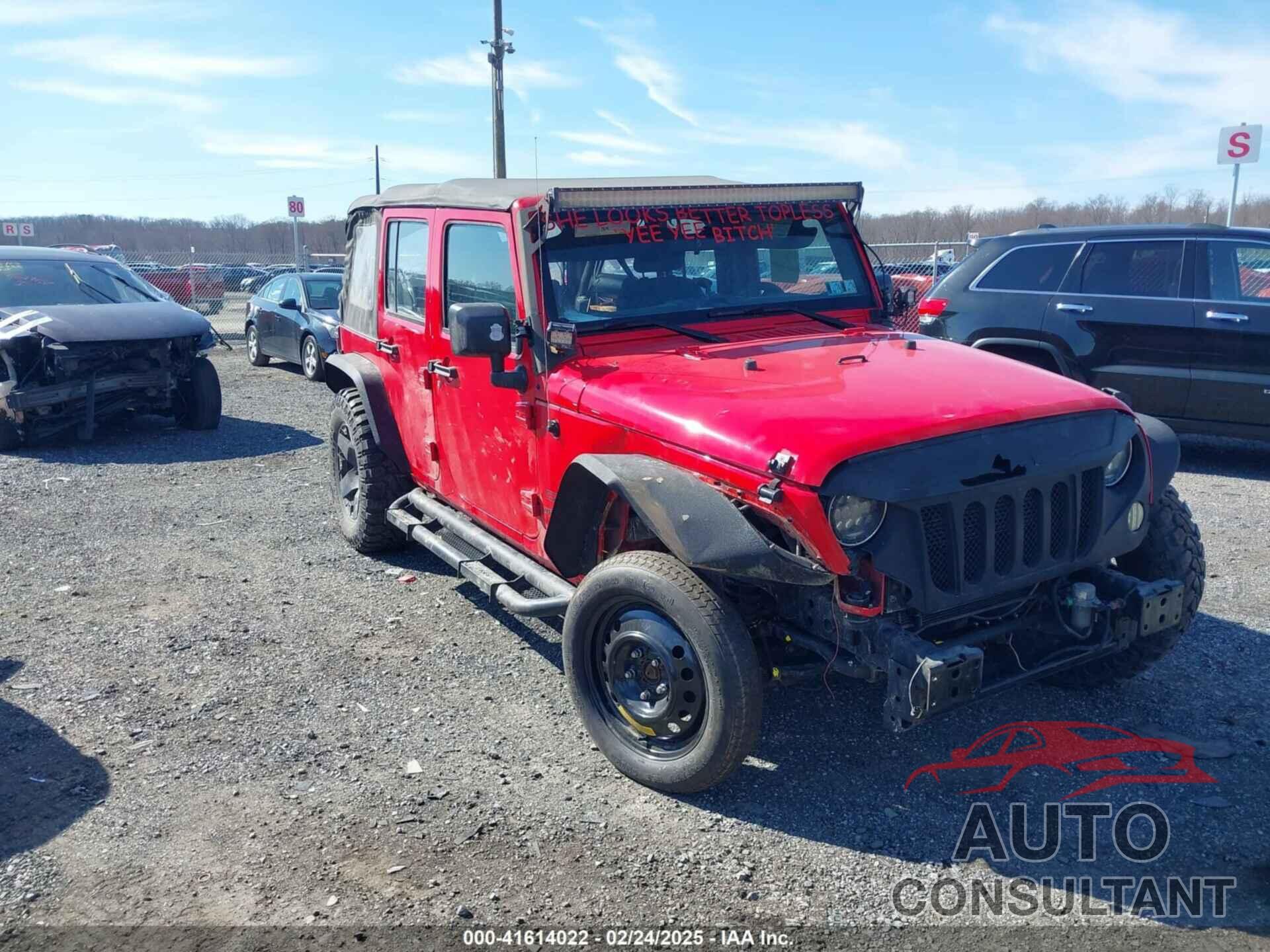 JEEP WRANGLER UNLIMITED 2017 - 1C4BJWDG6HL723233