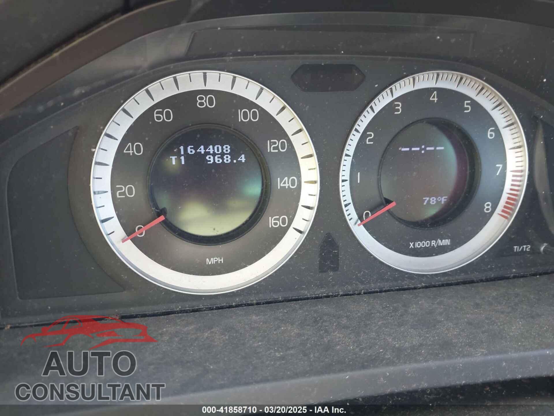 VOLVO S60 2011 - YV1902FH4B2005400
